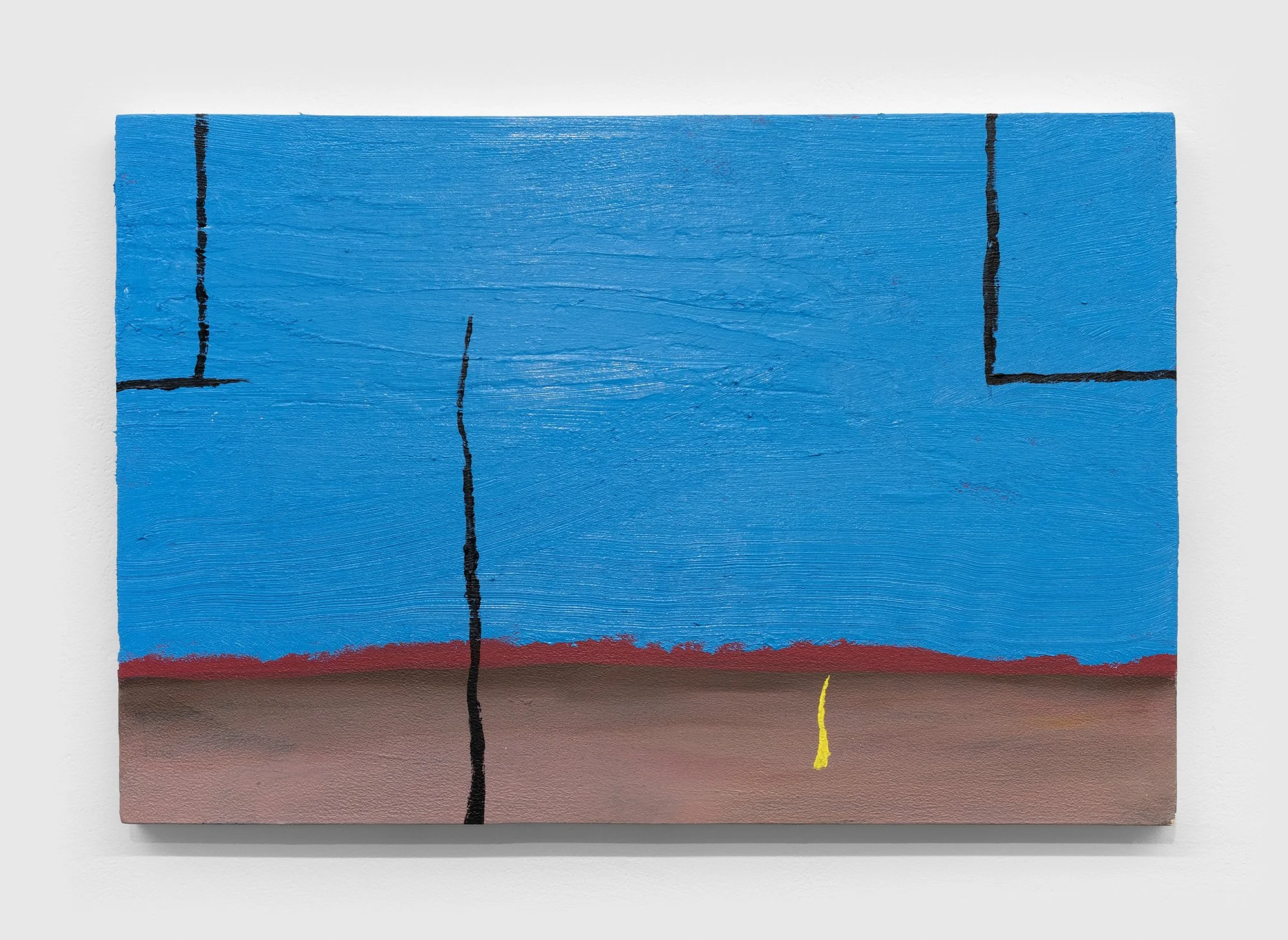 UNTITLED / 10" x 18" / ACRYLIC ON WOOD / 2026