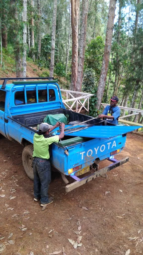 Transporting materials