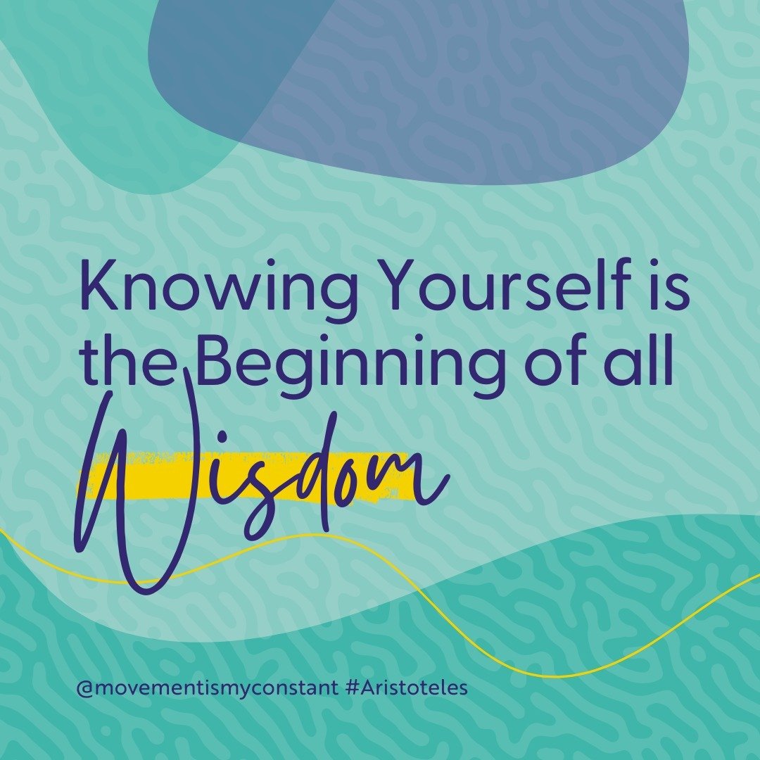 Knowing Yourself is the Beginning of All Wisdom ~ Aristoteles

And Mindfulness as meditation practice and lifestyle, is the beginning of knowing yourself 💛

#movementismyconstant #aristoteles #mindfulness #meditation #wisdomquotes