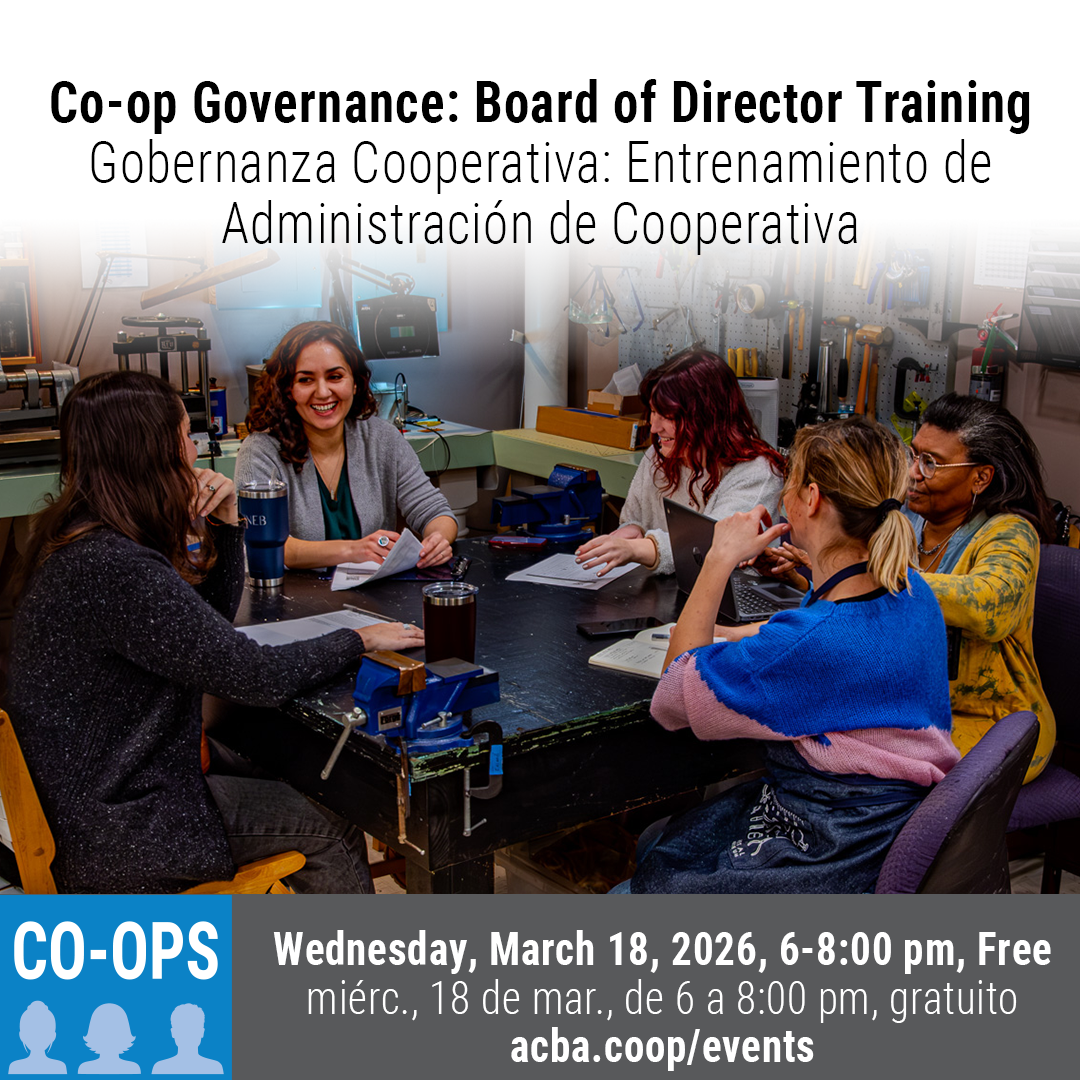 Co-op Governance: Board of Director Training