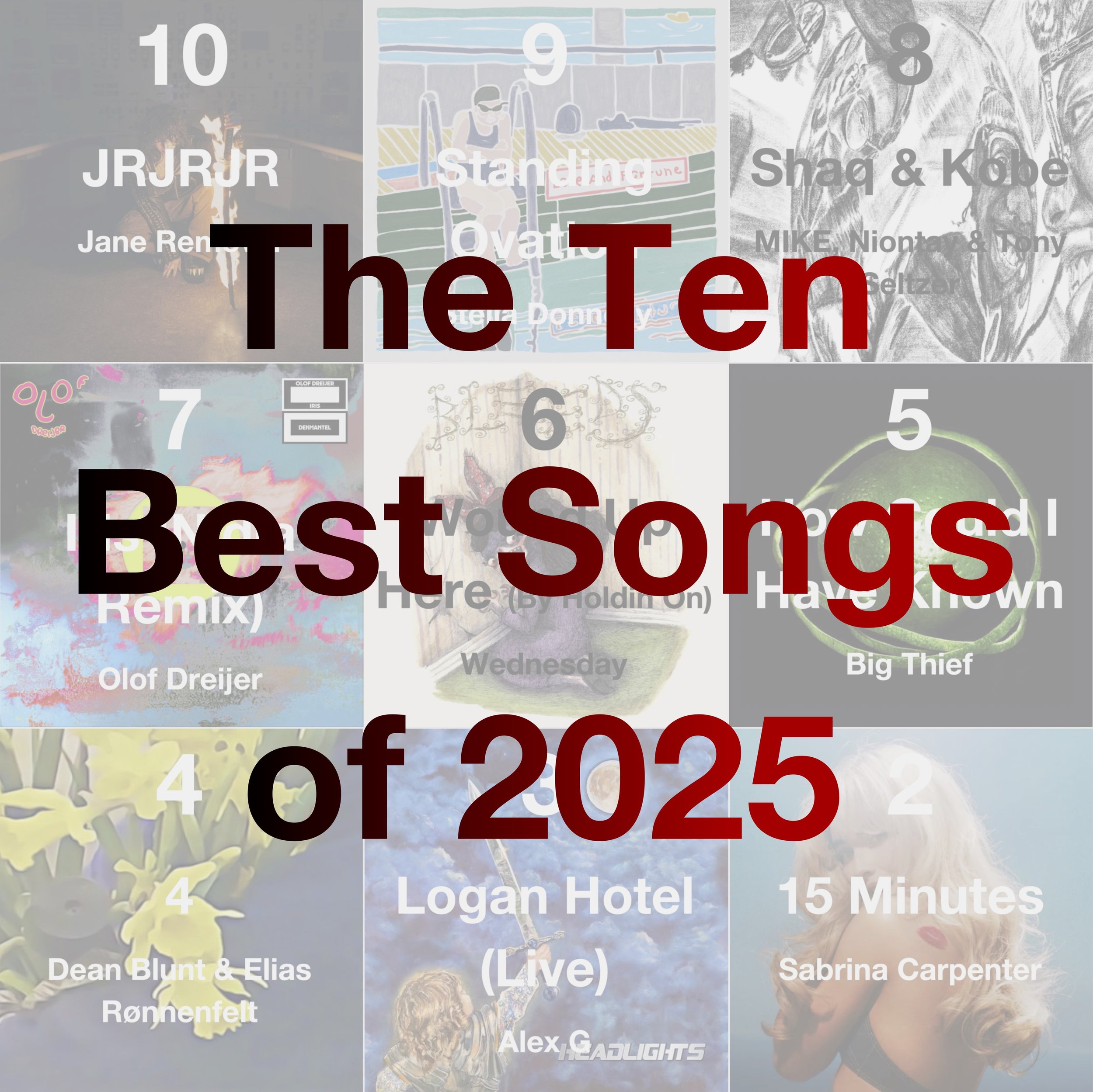 The Ten Best Songs of 2025