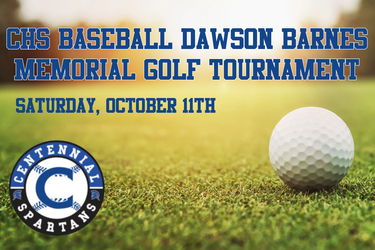CHS Baseball Dawson Barnes Memorial Golf Tournament