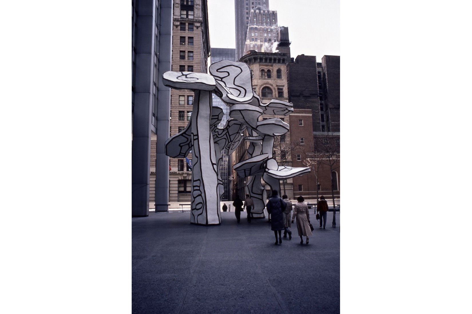 New York City - World Trade Center - Jean Dubuffet Sculpture - Group of Trees 1972