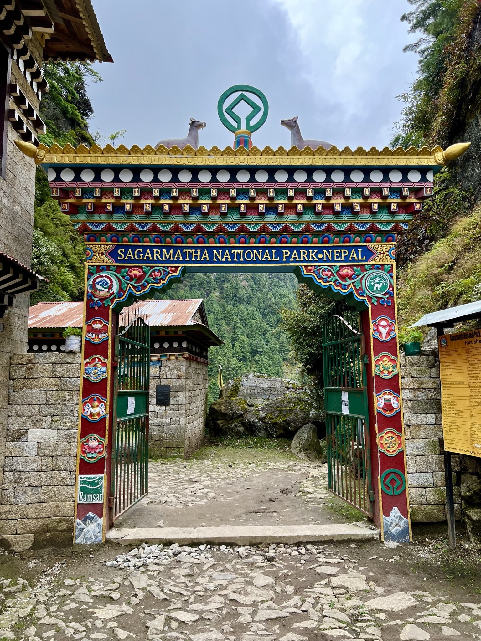 Entrance to Sagamartha National Park