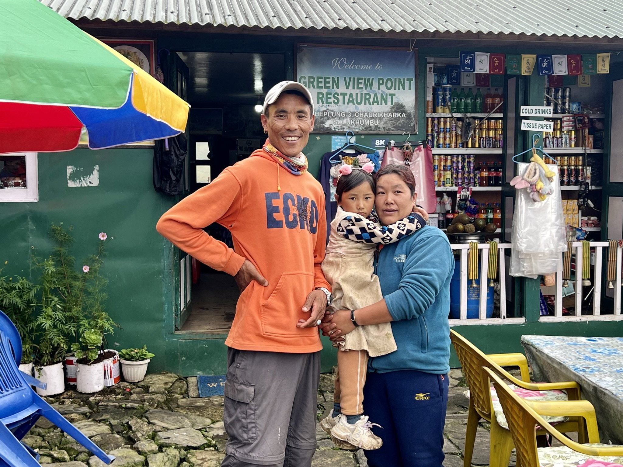 Sherpa Janghbu and family