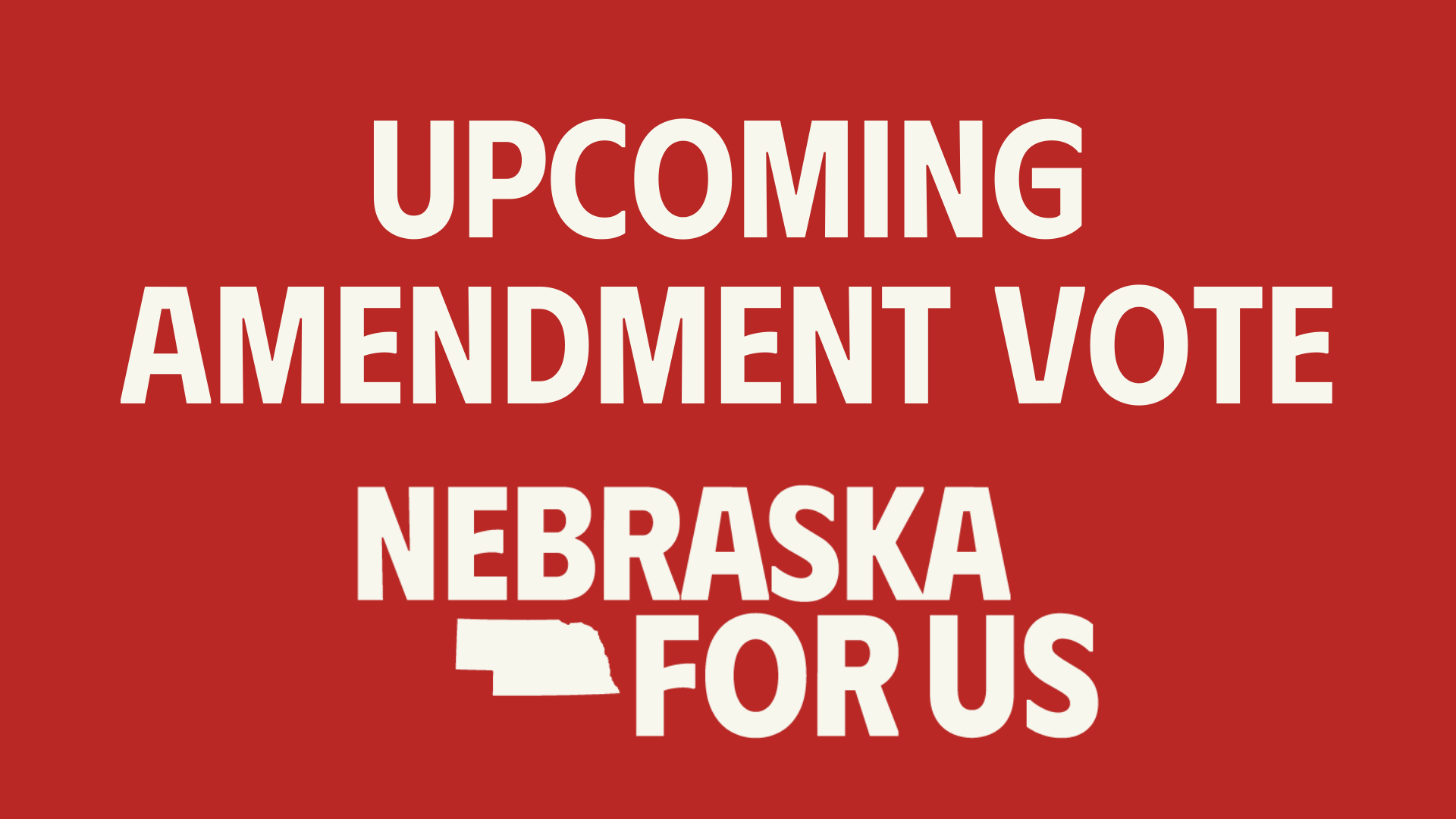 Nebraska For Us statement as House prepares to vote on amendment that threatens vital economic programs