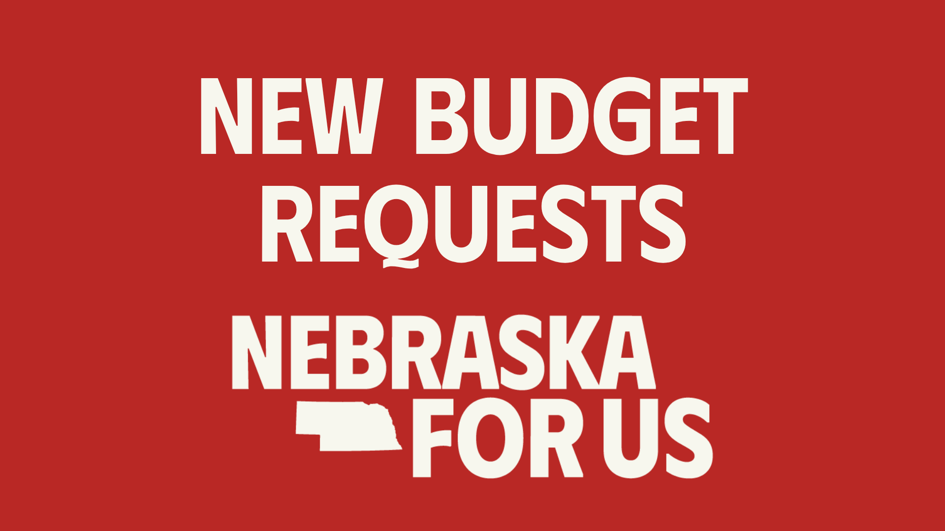 Nebraska For Us statement as president’s 2027 budget request includes new cuts harming working Nebraskans