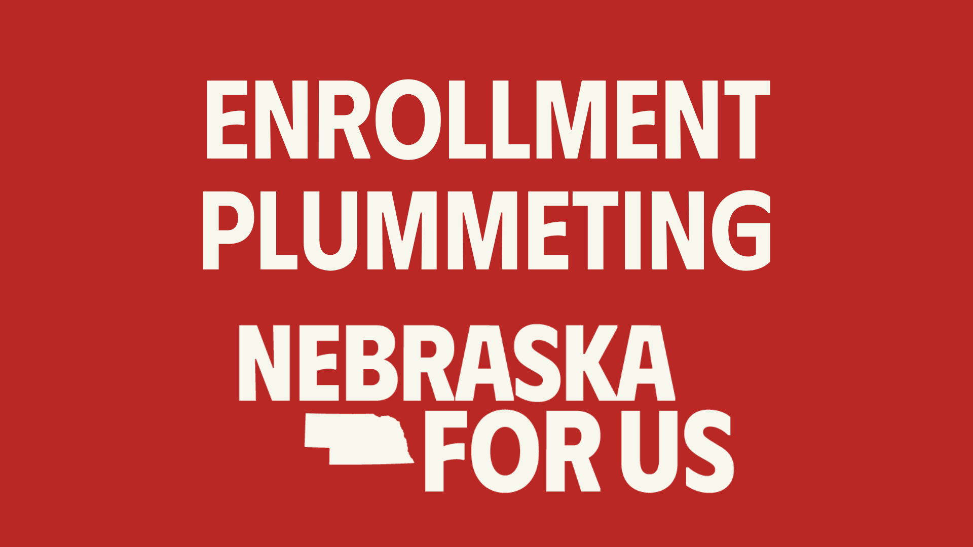 Nebraska For Us statement as state’s ACA enrollment plummets