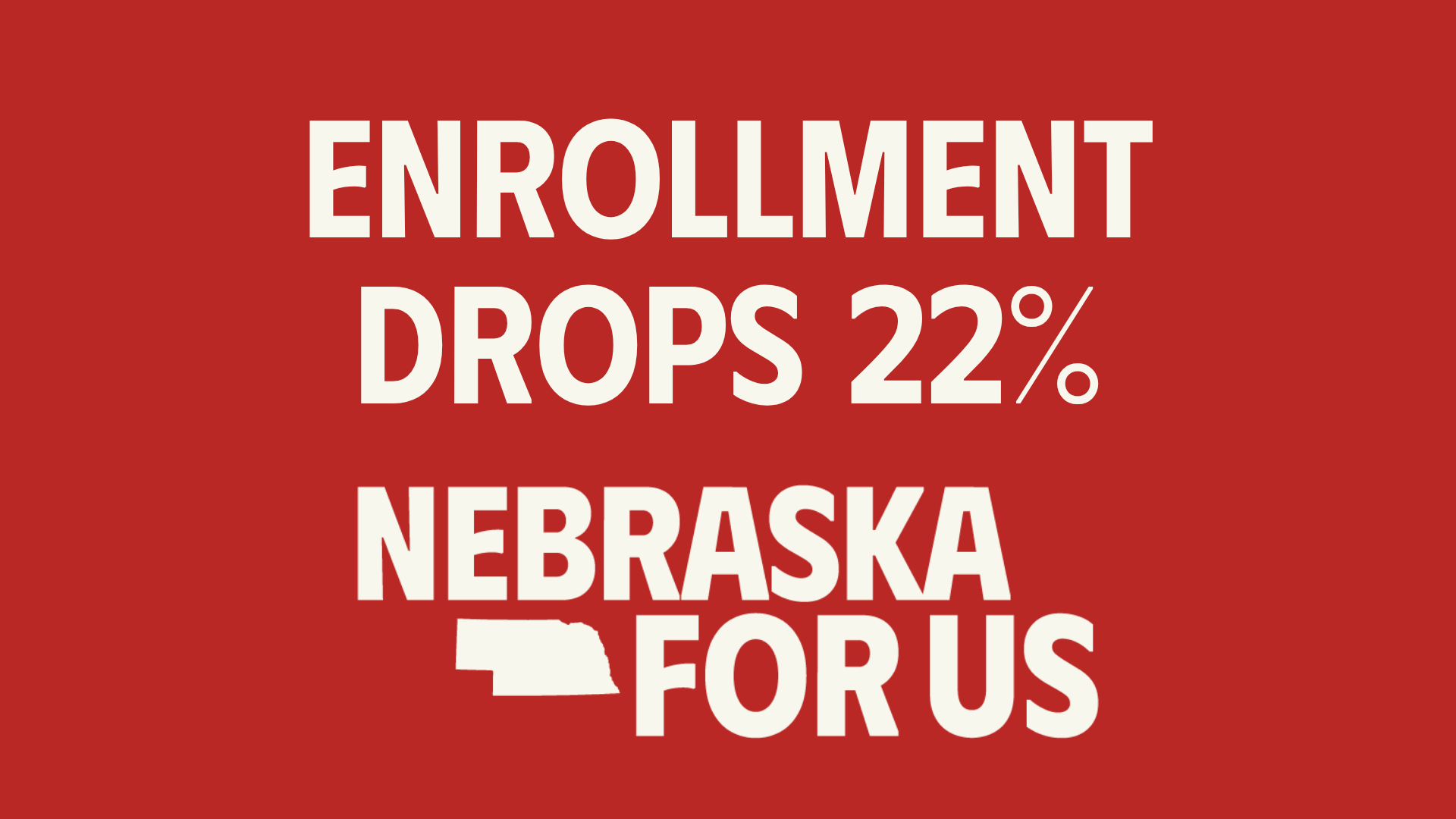 Nebraska For Us statement as SNAP enrollment drops 22% in past year