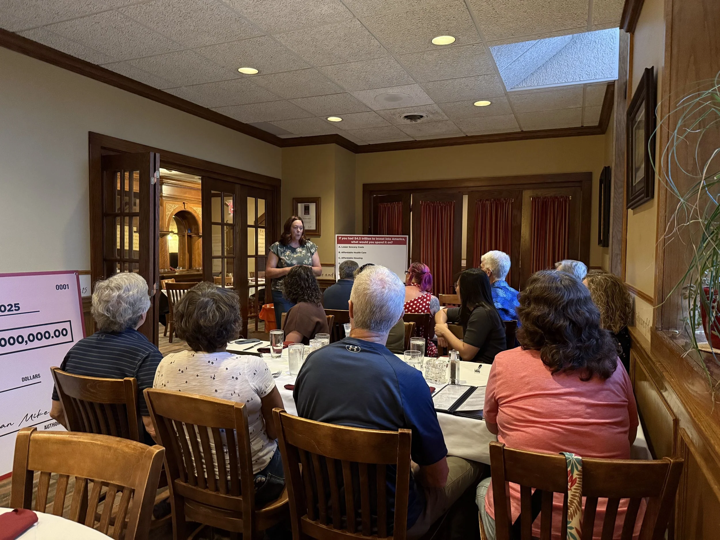 Nebraska For Us holds discussion on soaring prices and Congressman Mike Flood's role in it