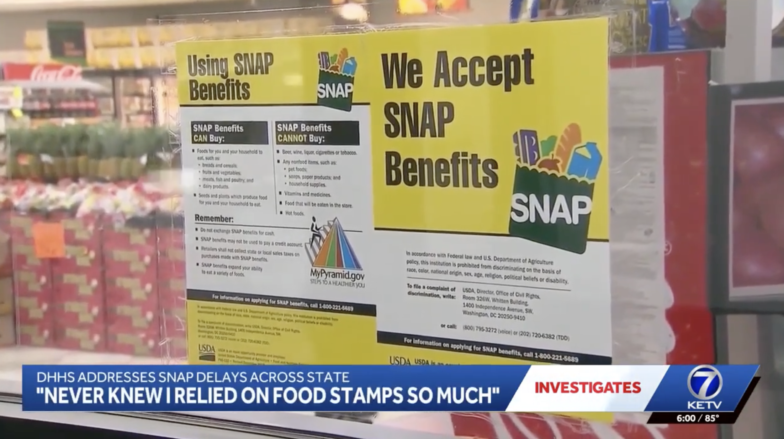 'Never knew I relied on food stamps so much': SNAP delays impact families across the state