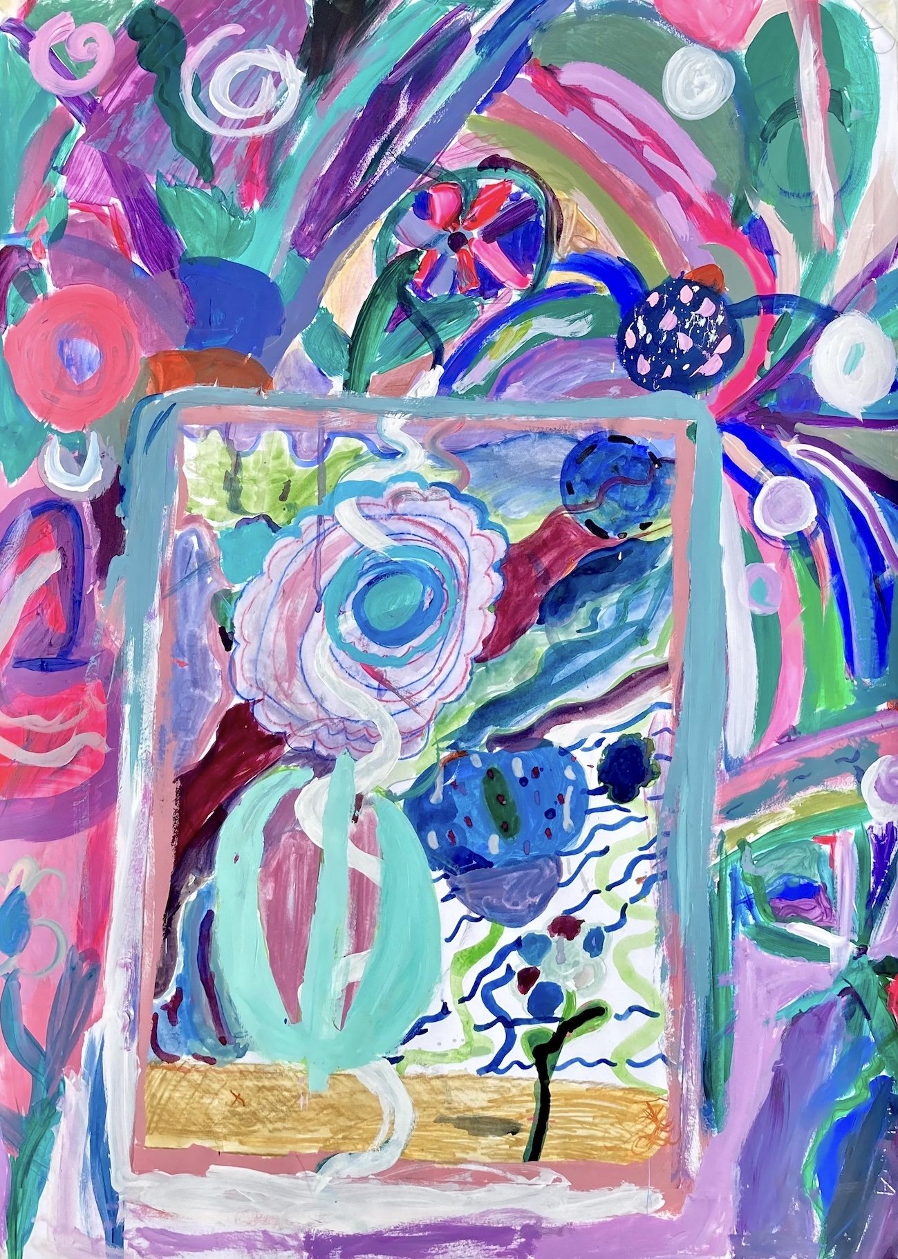 Ivy, 10 'Portal into the Unknown' | Acrylic on canvas | 2023