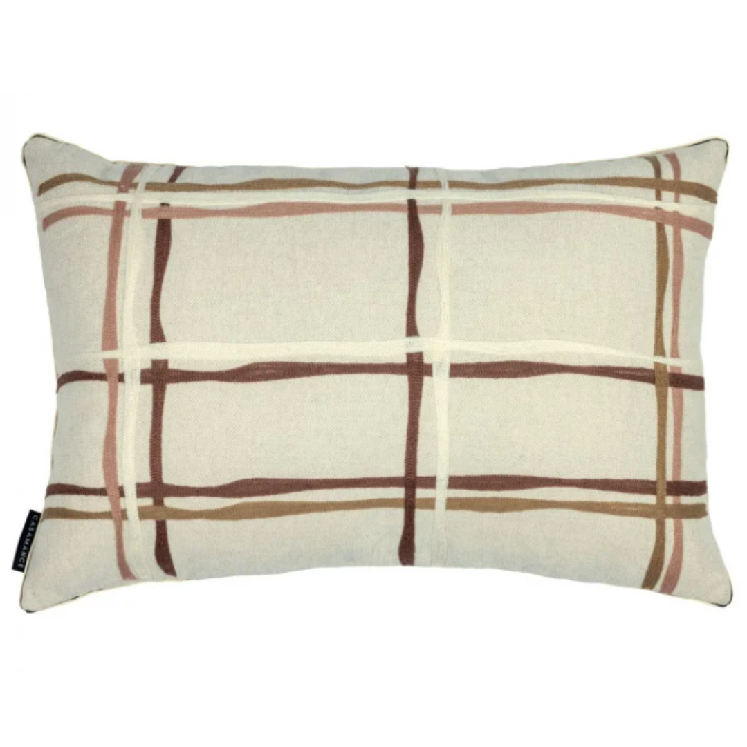 Maison Casamance Oban Terracotta Blush Cushion