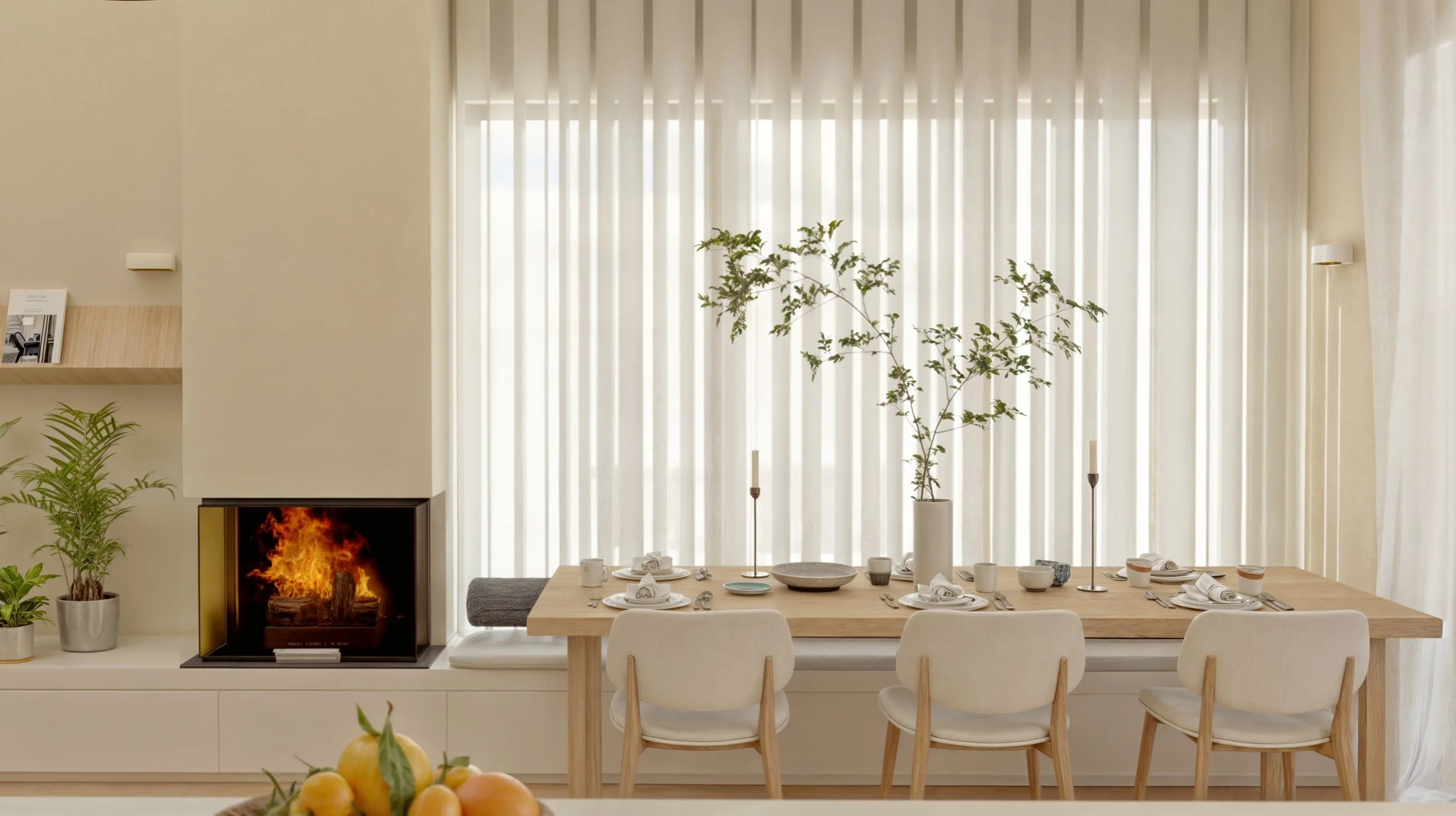 Interior design of S House, a modern  home with elegant and functional living spaces.