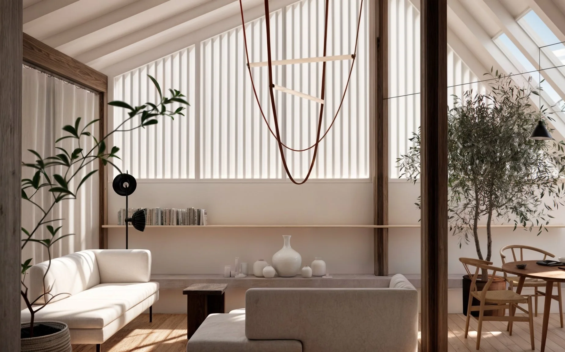 Attic Transformation Residential Space Interior Design