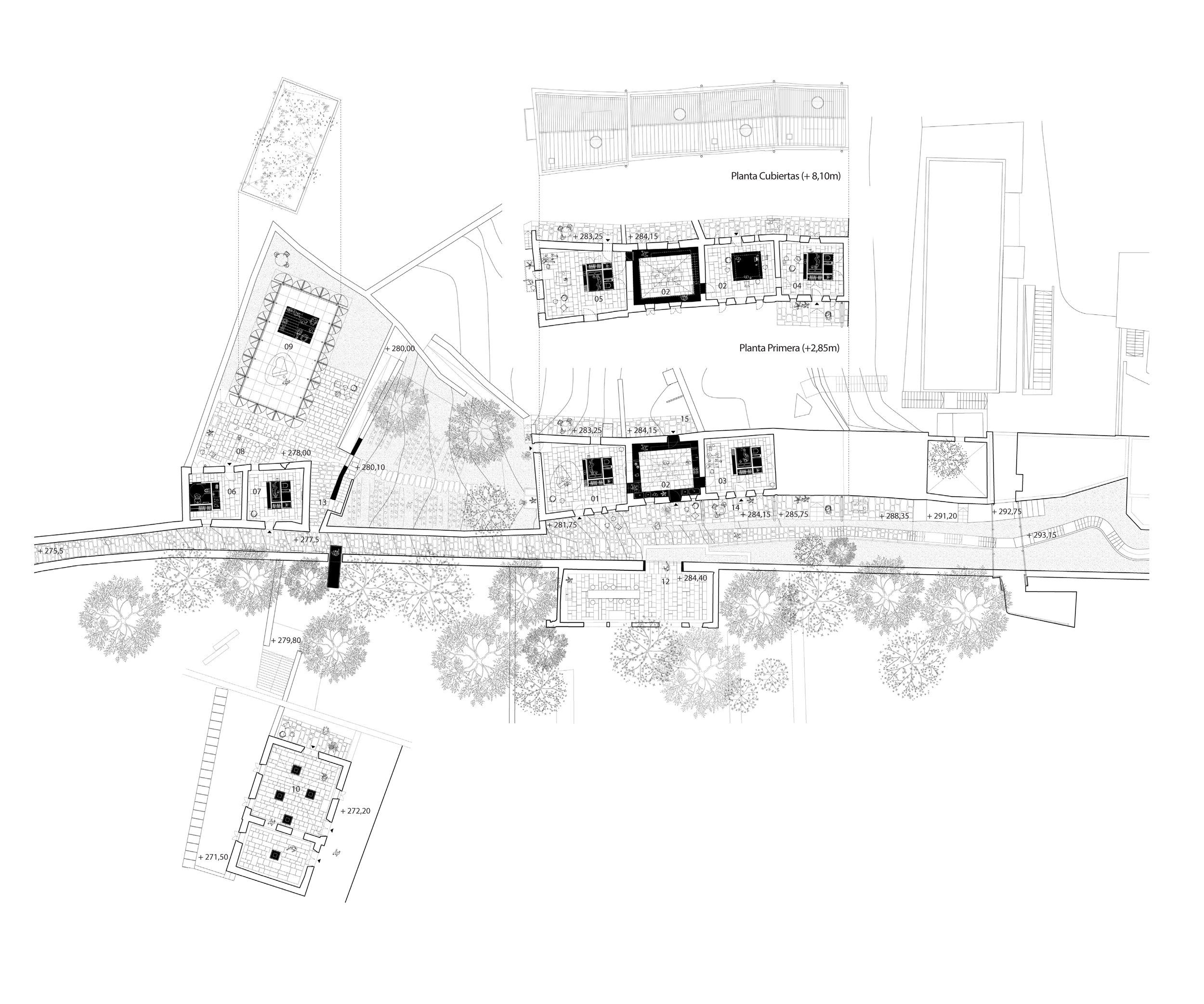 Urban pathway revitalization project, integrating diverse elements to enhance community engagement.