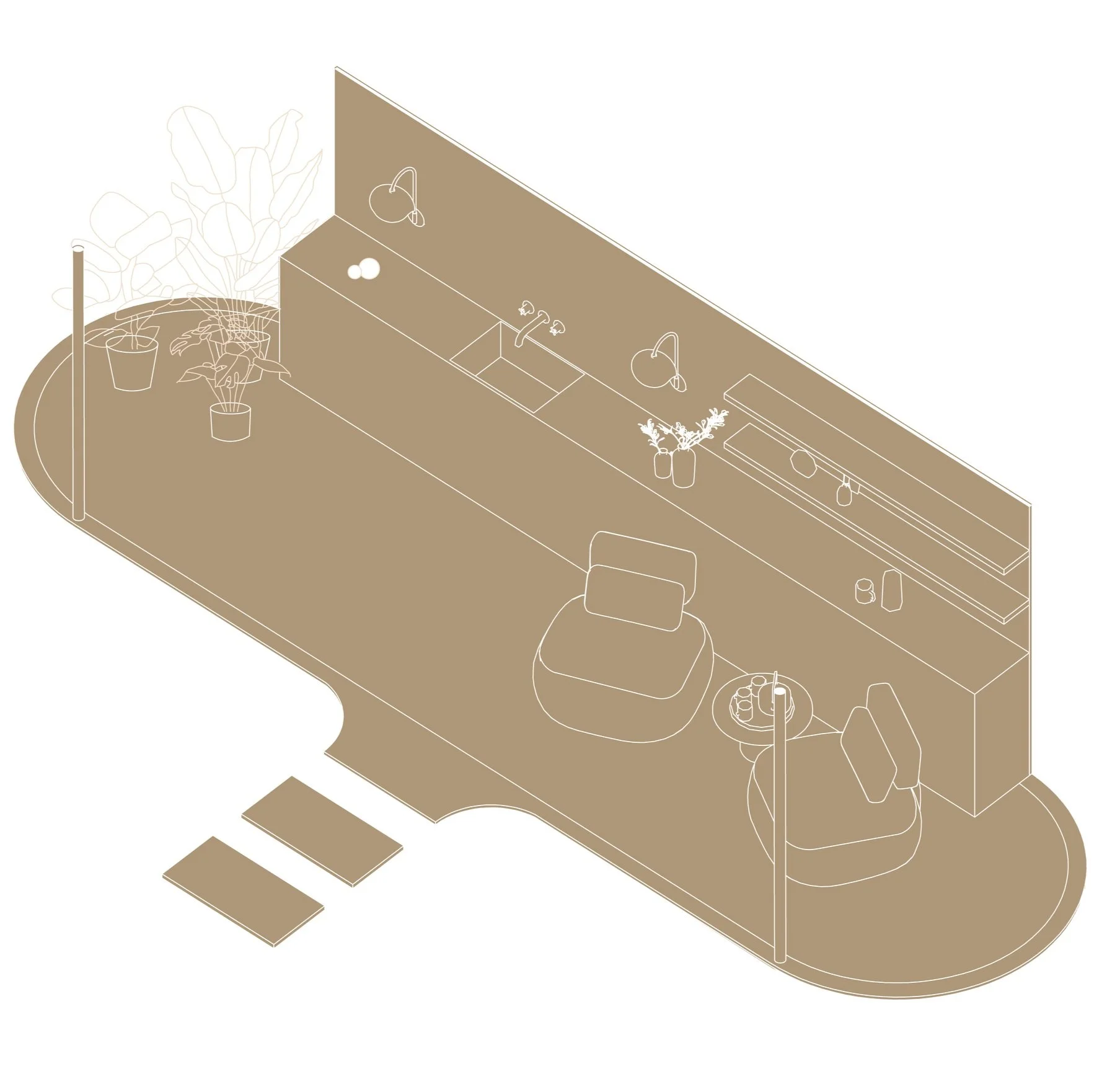 Lounges by the Lake Garden Landscape Design