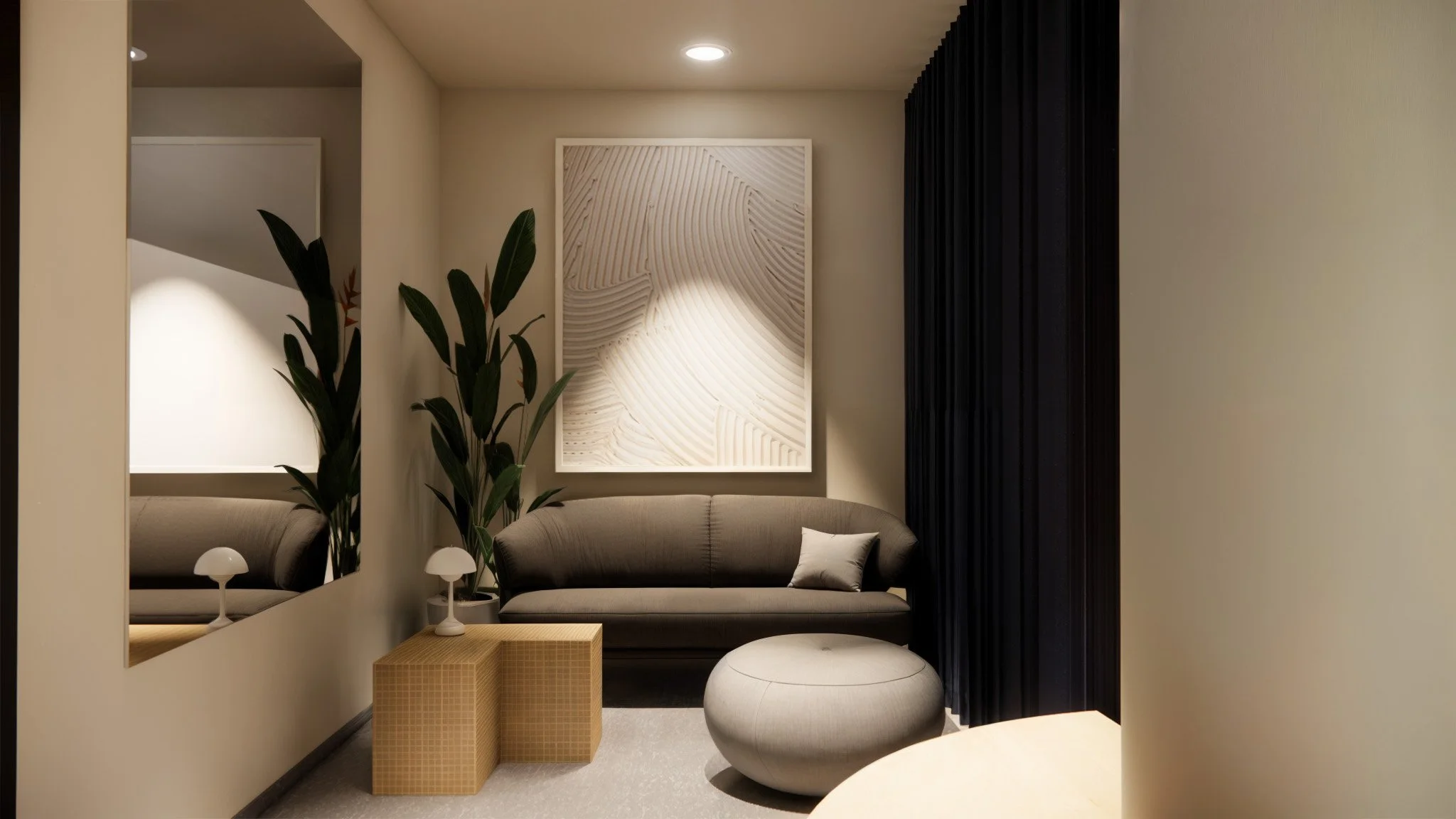 Transformed office space at Mapei Headquarters, featuring innovative relaxation areas and collaborative workspaces.