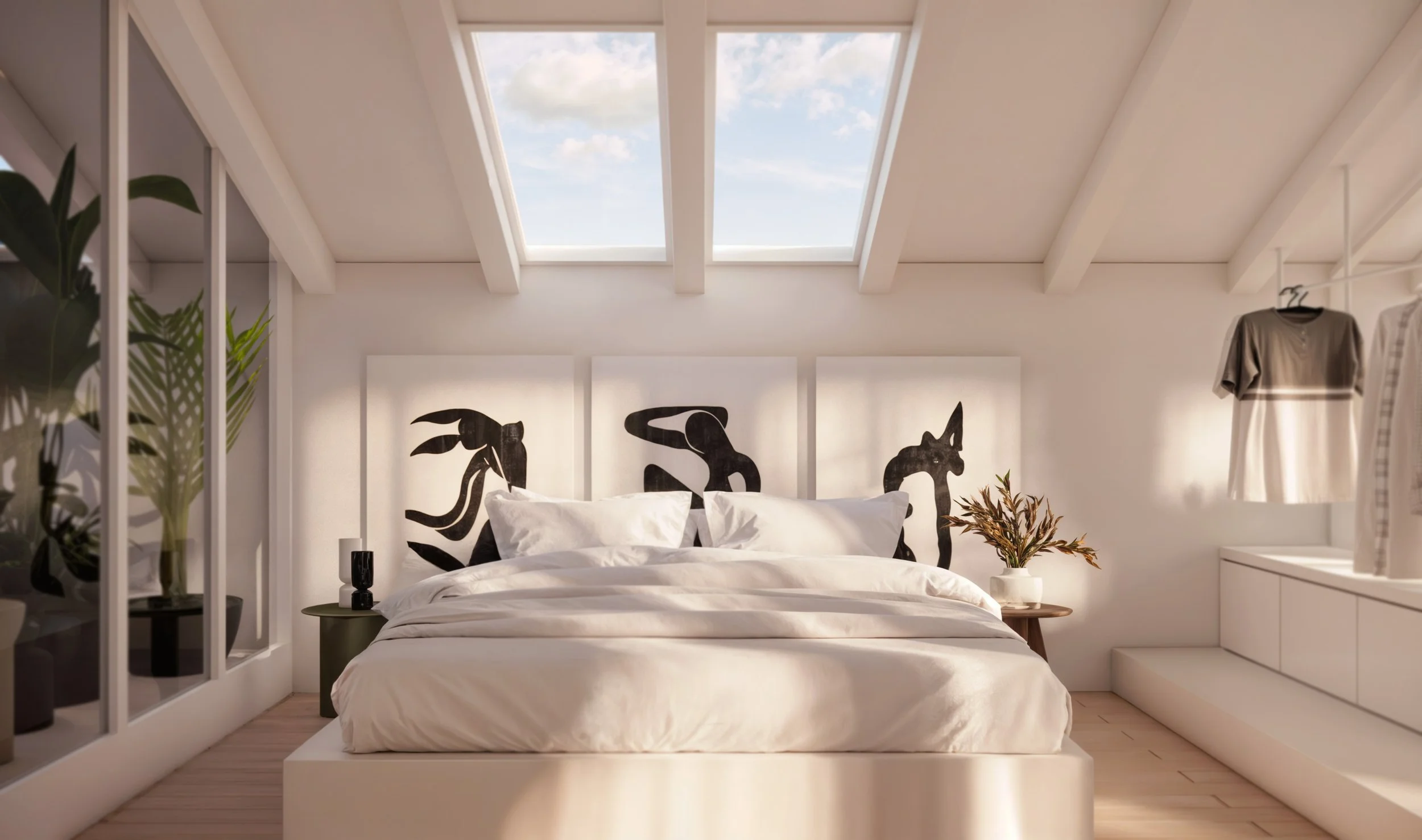 Attic Transformation Residential Space Interior Design