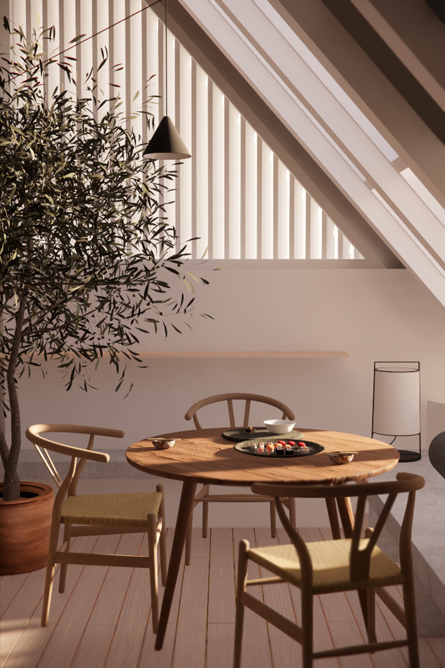 Attic Transformation Residential Space Interior Design