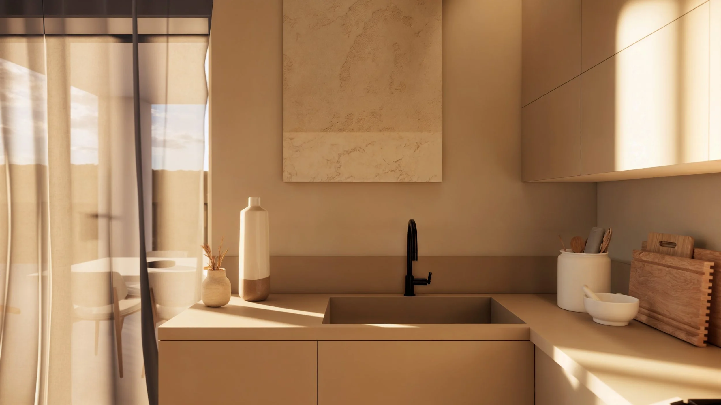 Residential Interior Design of a Modern House