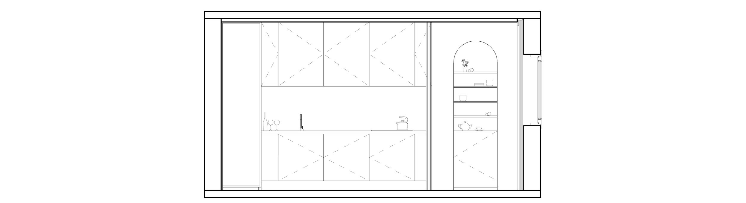 Interior design plan of a therapy office in Bucharest, featuring calming colors and functional spaces.