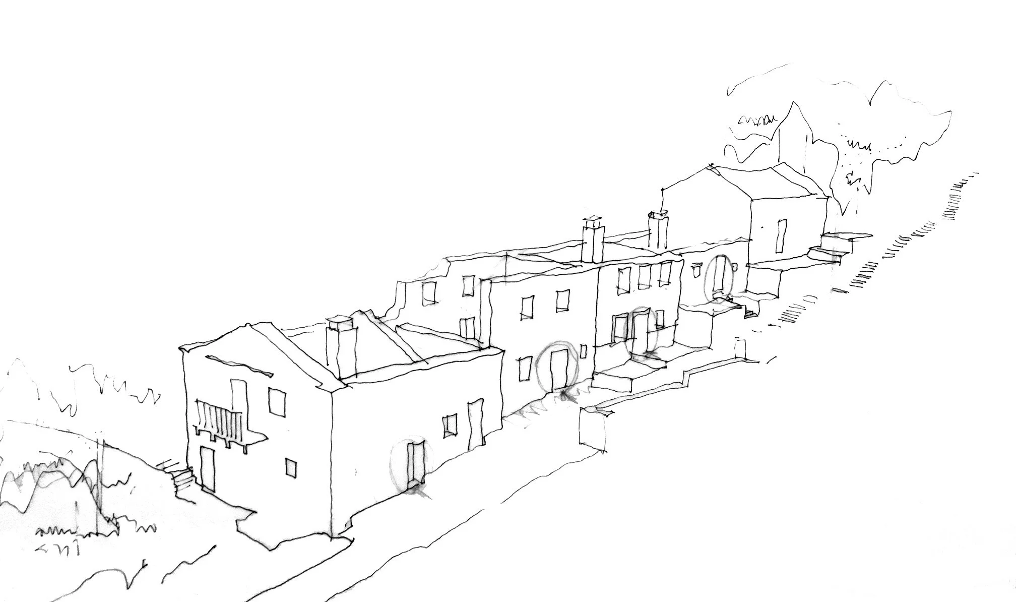 Urban pathway revitalization project, integrating diverse elements to enhance community engagement.