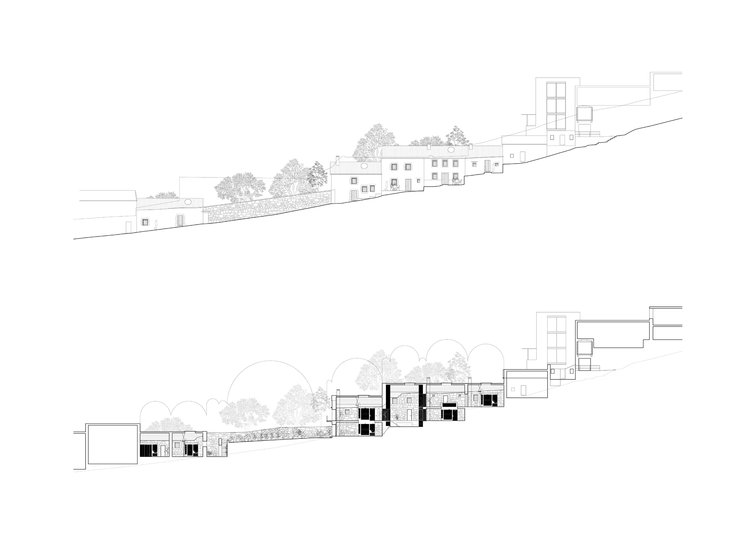 Urban pathway revitalization project, integrating diverse elements to enhance community engagement.