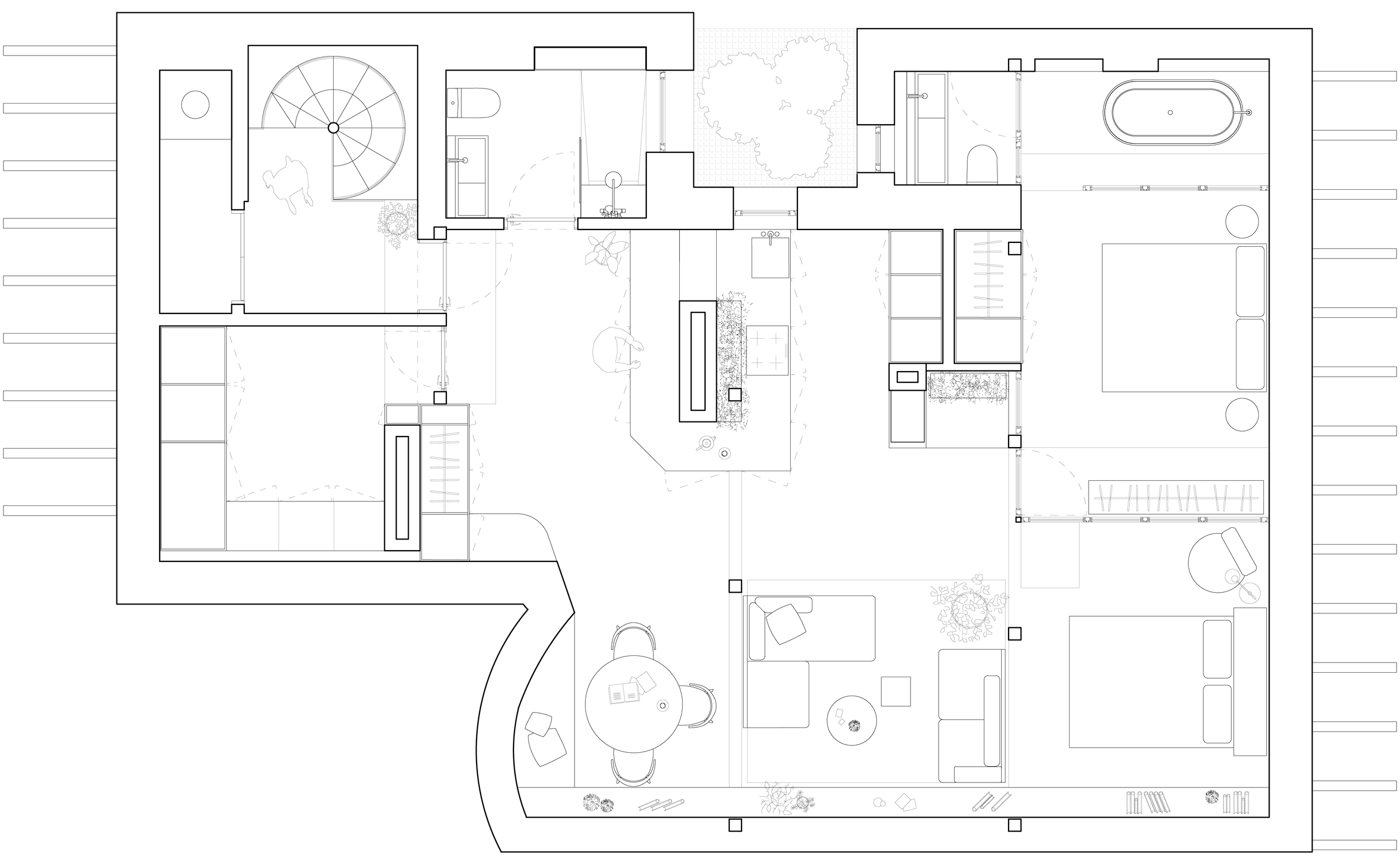 Attic Transformation Residential Space Interior Design