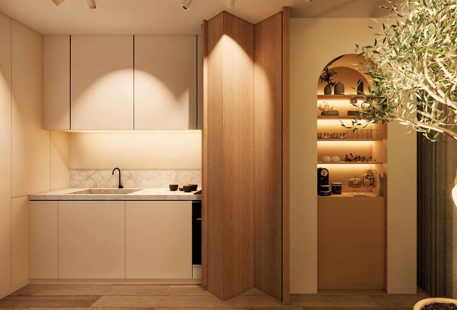 Design interior cabinet psihoterapie: culori calde, mobilier ergonomic și atmosferă liniștitoare.