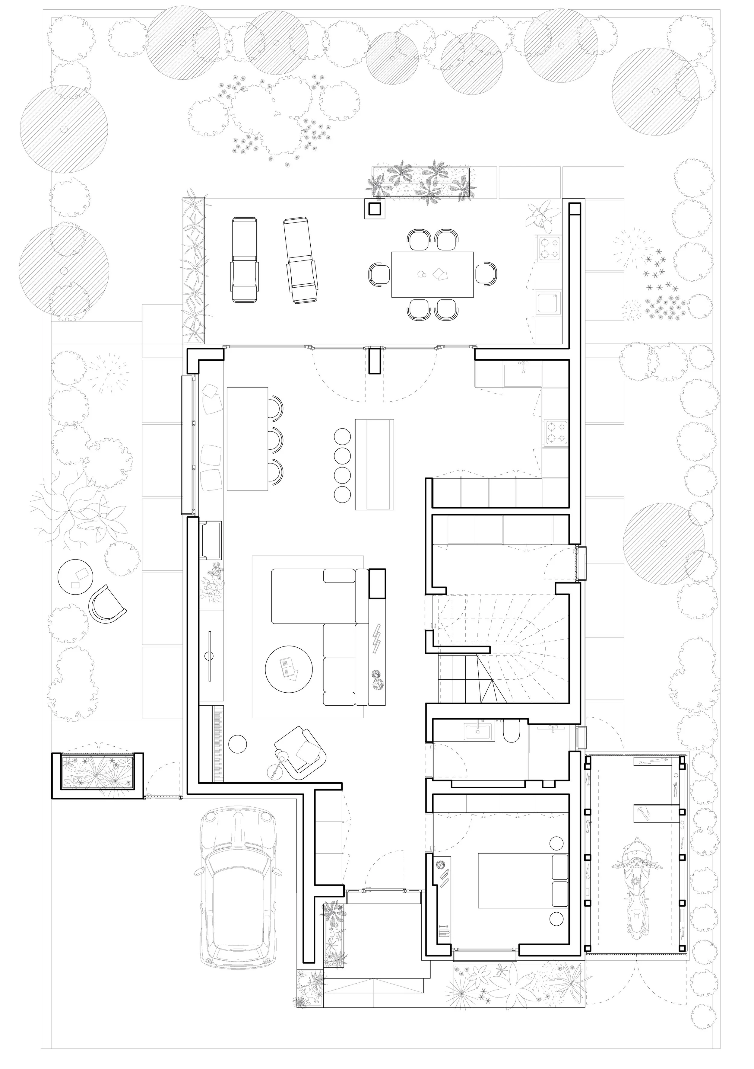 Residential Interior Design of a Modern House