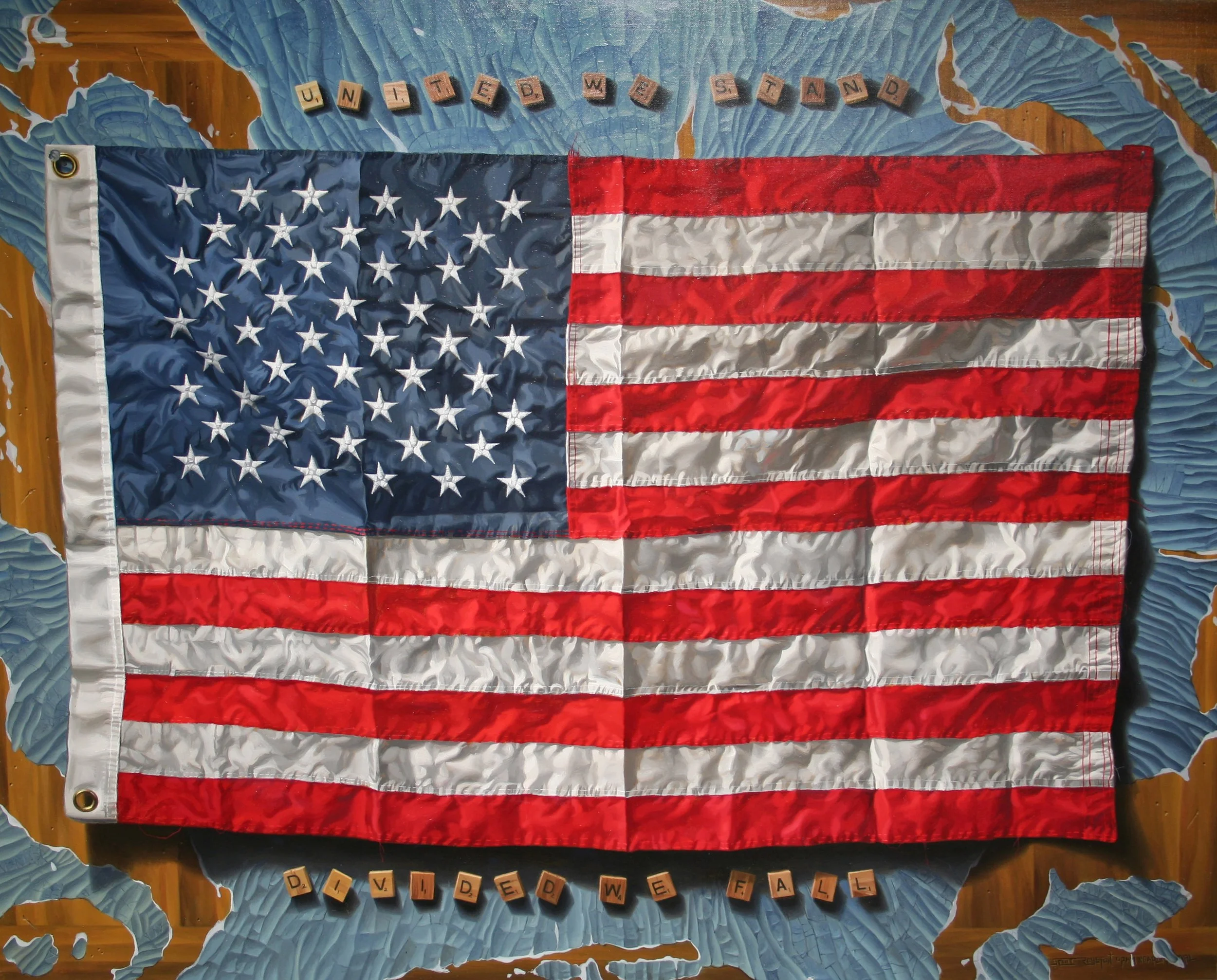 United, Divided (33" x 40")