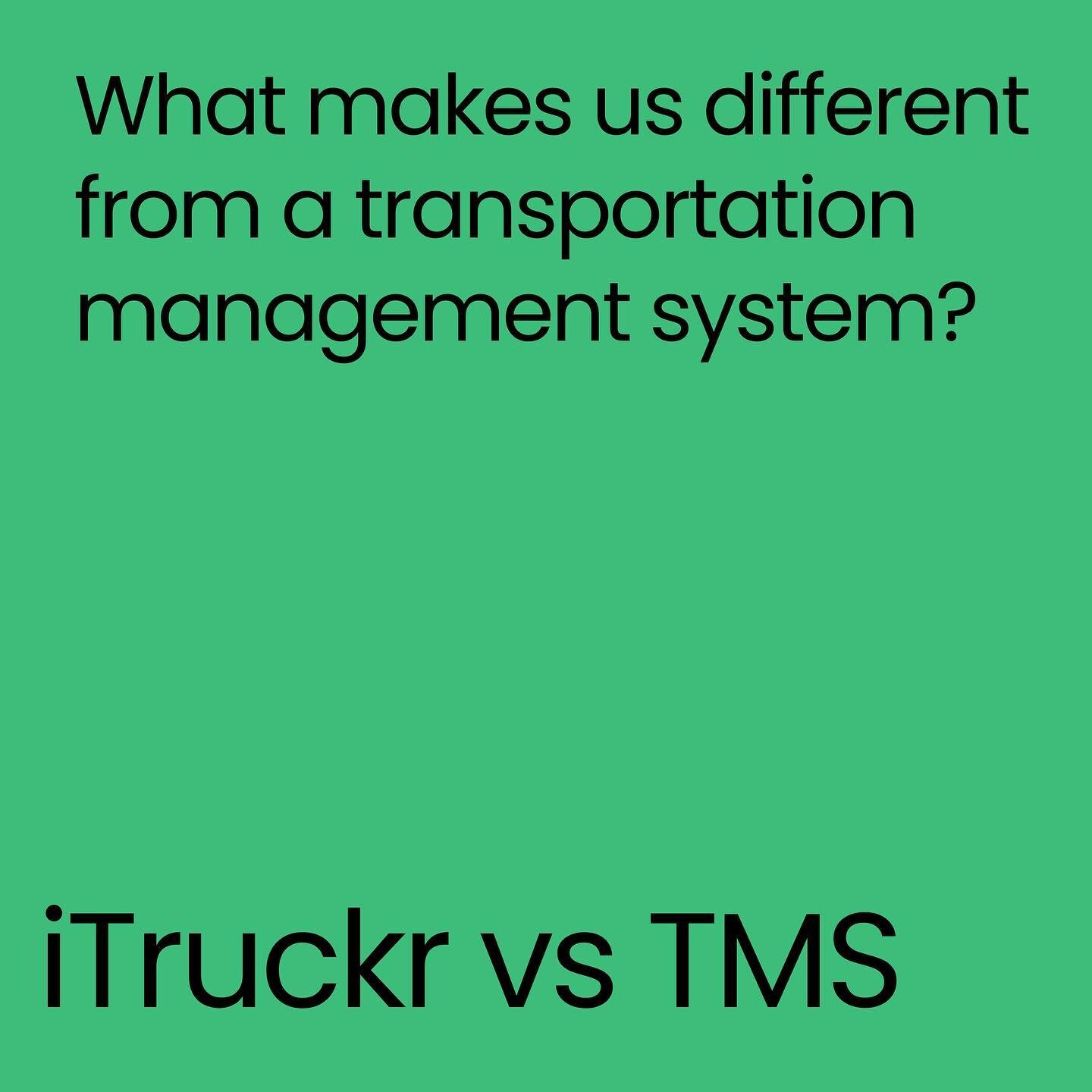 One of the main questions we get asked is: &ldquo;What makes iTruckr different from all the transportation management systems out there?&rdquo; 🚛📱 Swipe to learn why we&rsquo;re the BEST option for owner operators.