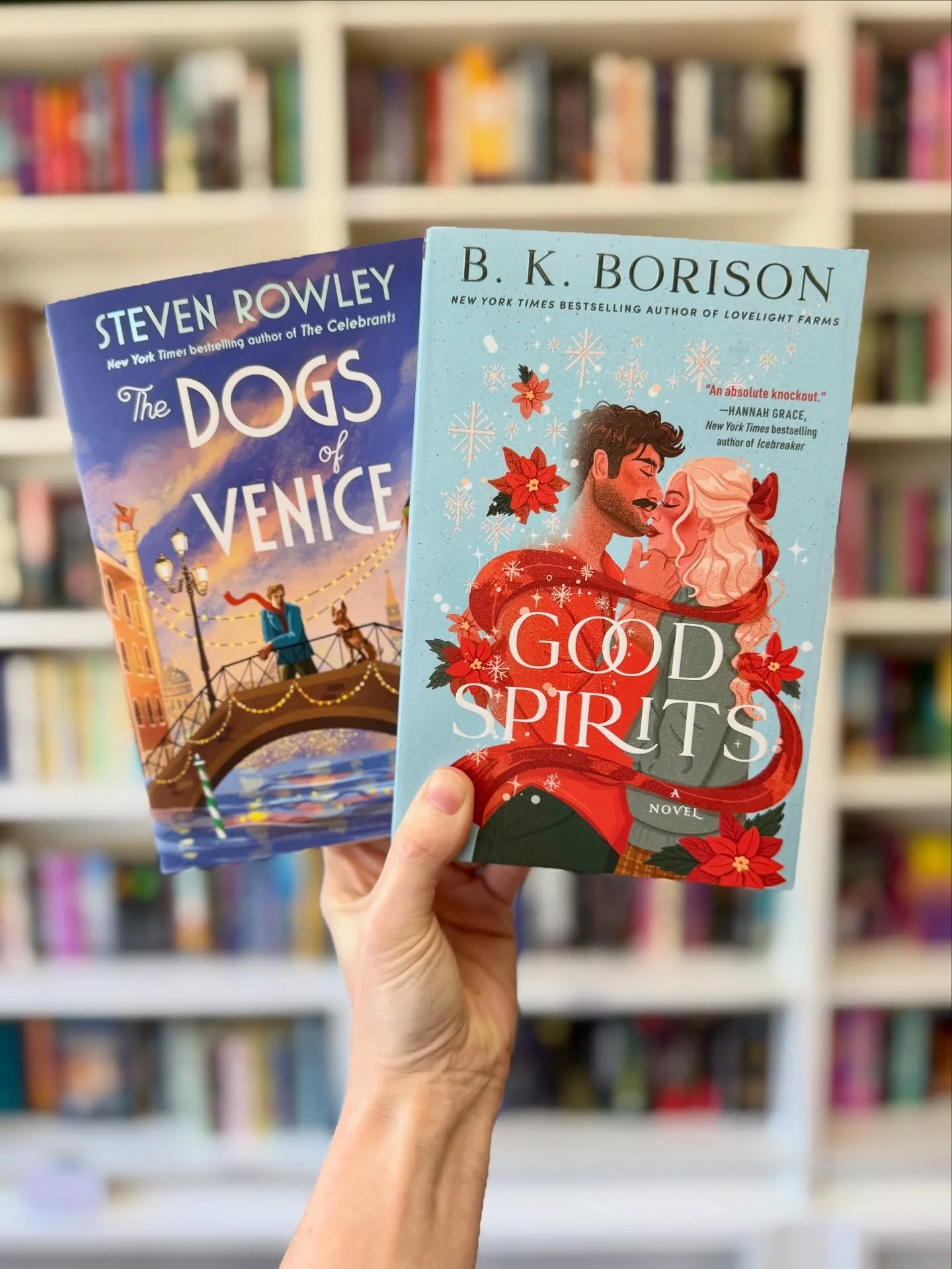 We&rsquo;ve sold a few holiday-themed books already today&hellip;

So that begs the question: do we put out ALLL the holiday goods ASAP or ease into it? When I was younger, I would have wanted that holiday serotonin right away but these days I think 