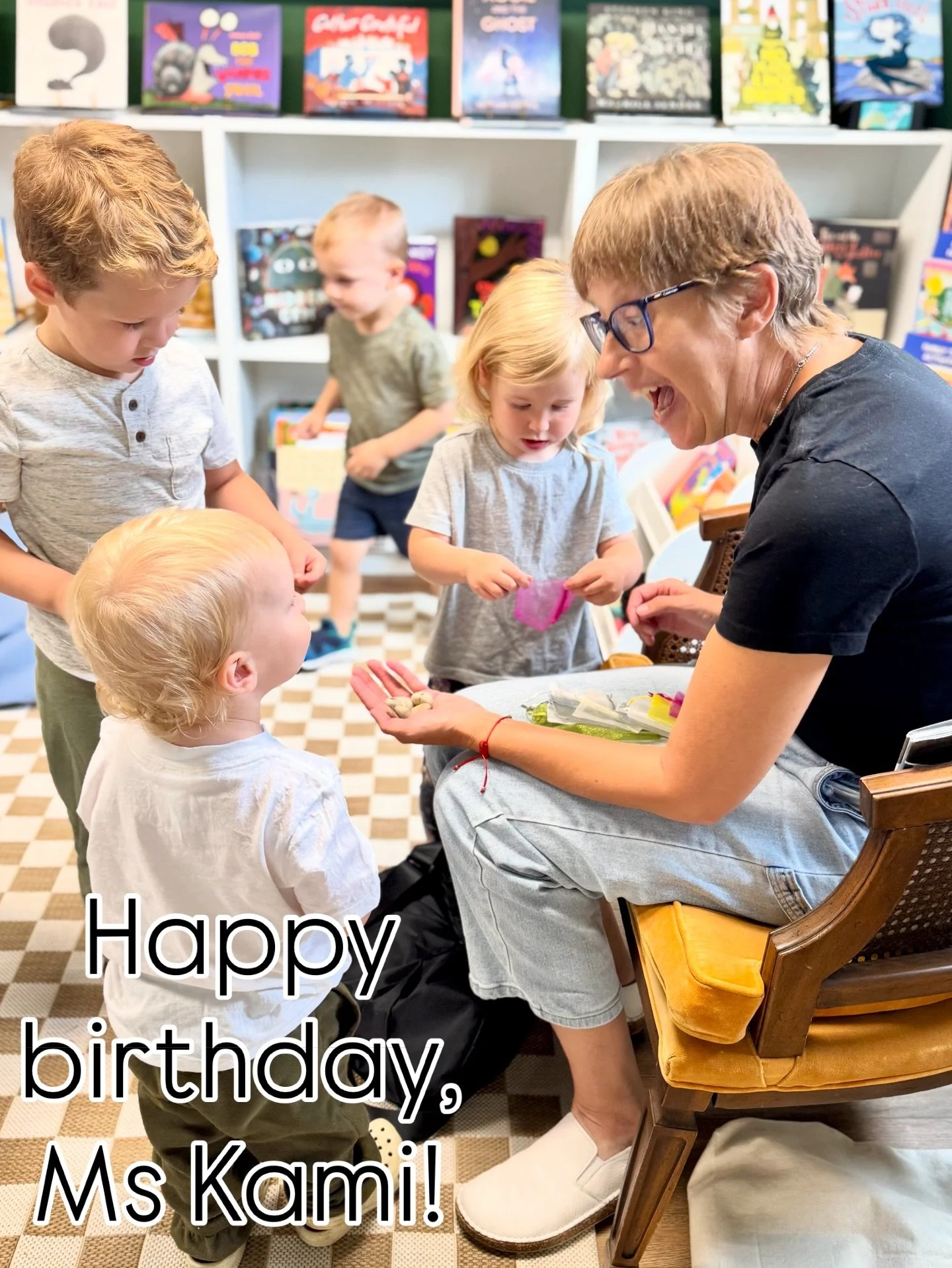 Wishing our one and only Ms Kami a very happy birthday today! She brings sunshine and smiles to Merit Badge Books every week. Our youngest kiddos know when she sits down, it&rsquo;s time to snuggle up while she shares from the pages of a story. She m