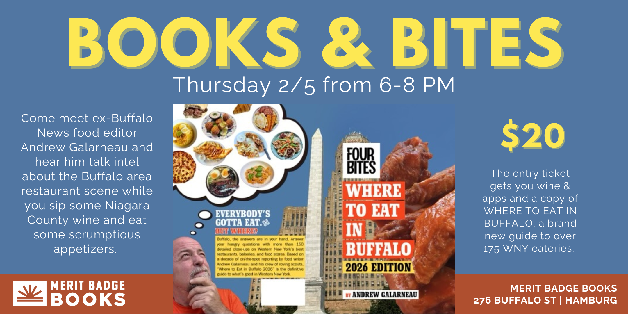 Books & Bites: Let's Talk WNY Food Scene!