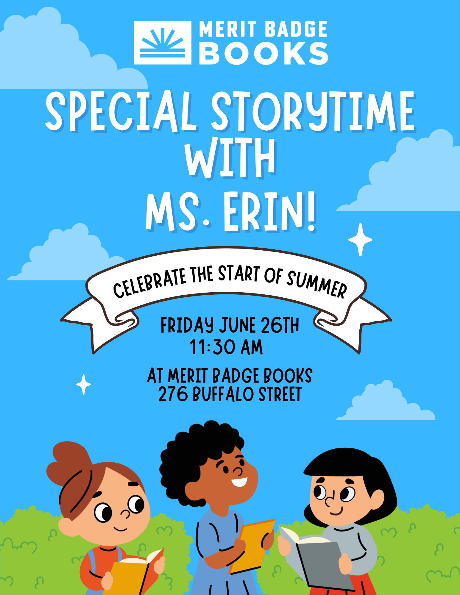 Special Story Time with Ms Erin!