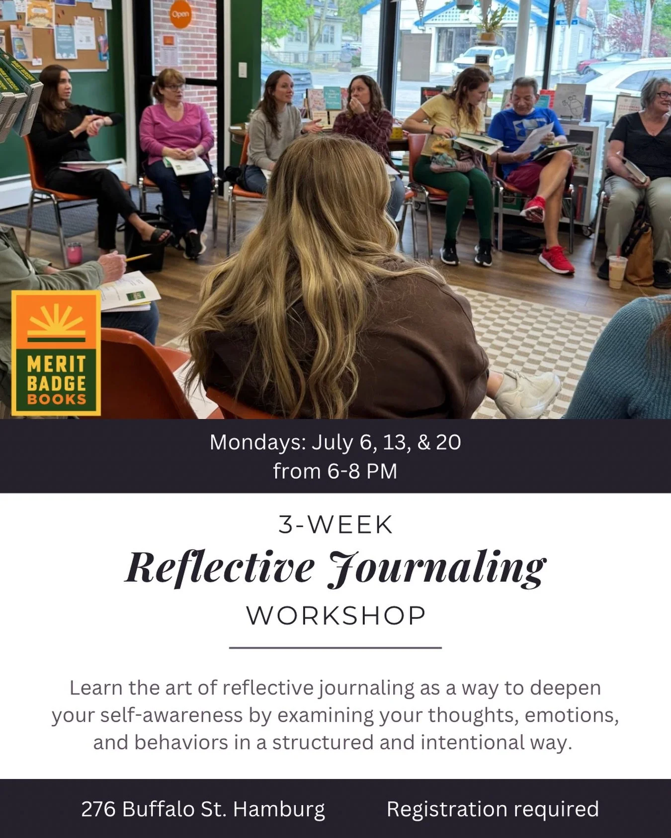 Join us for a 3-part workshop designed to deepen your self-awareness and reflection through the power of journaling. 📝

The first three Mondays in July! *This is a workshop we moved from its original March run dates*

When you think about journaling