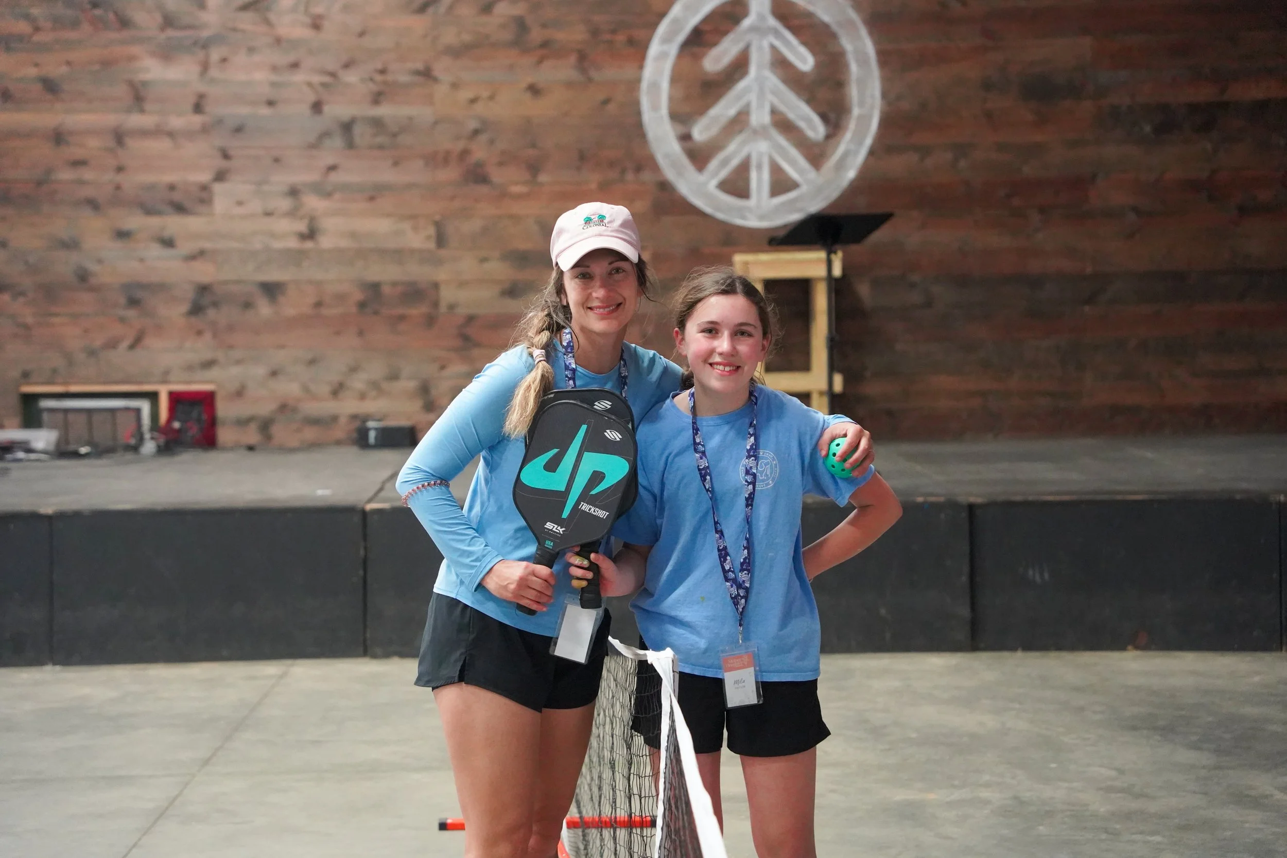 Mother and Daughter at art table