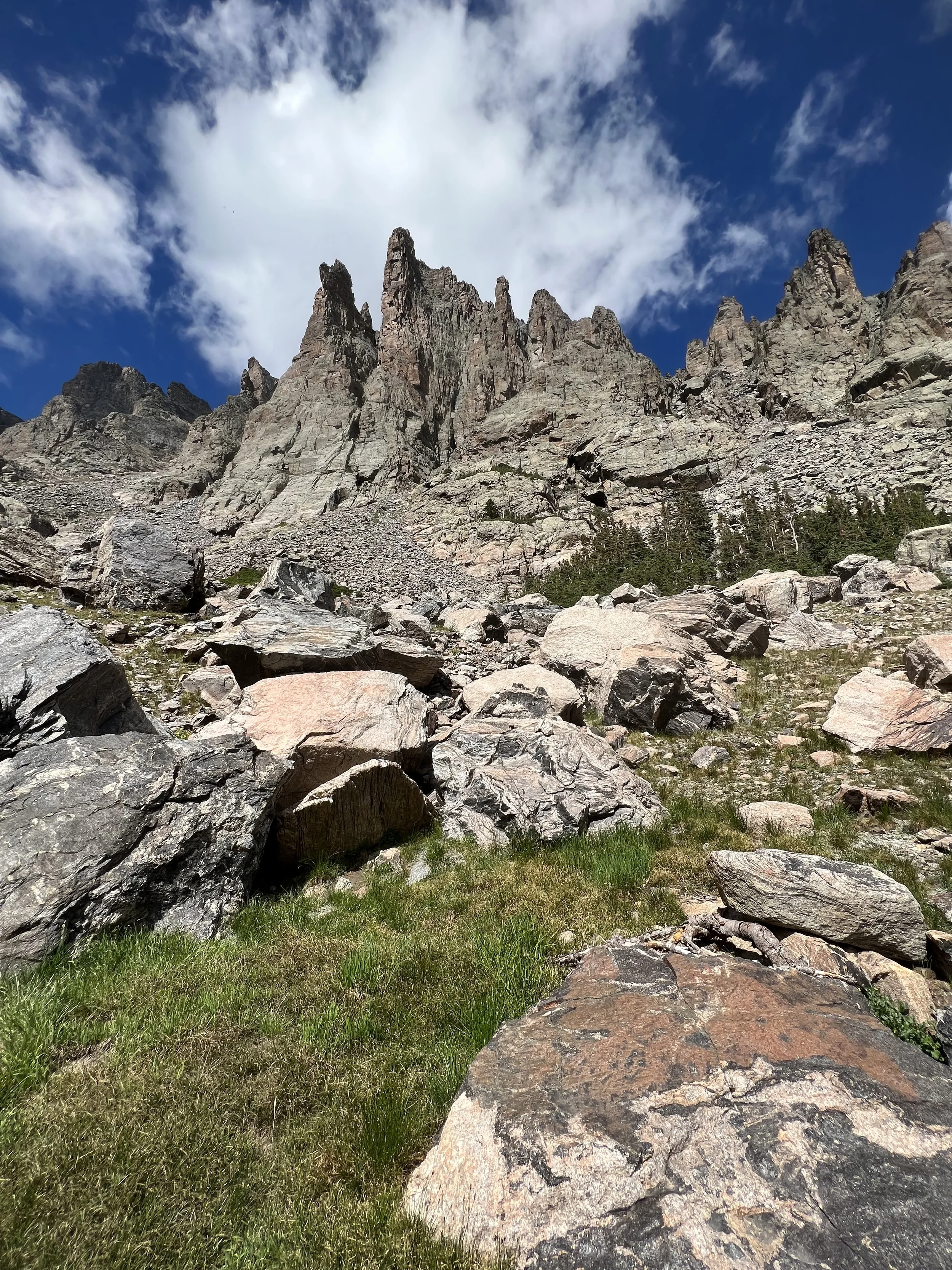 petit grepon in Rocky Mountain national park.