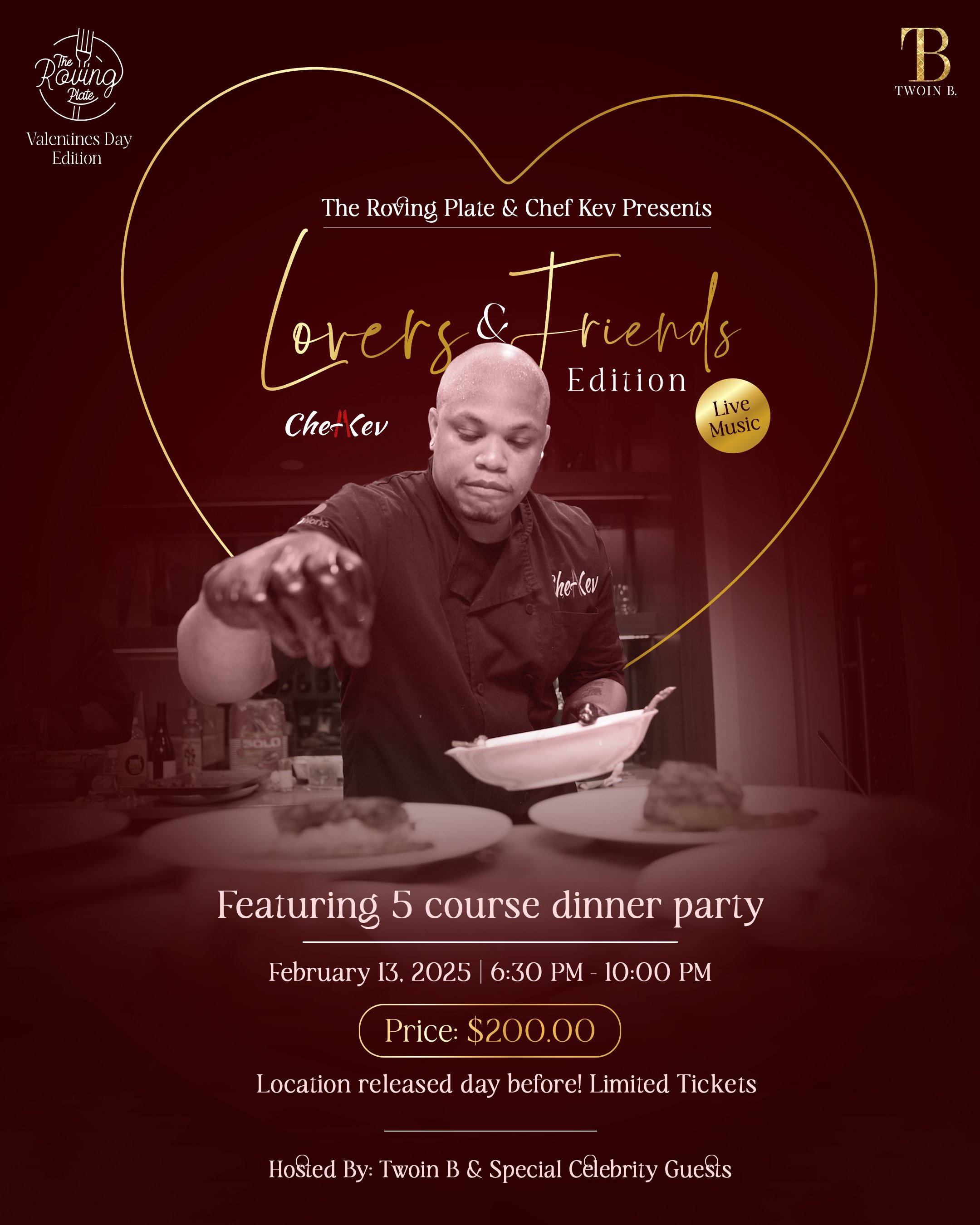 Chef Kev presents: Lovers & Friends