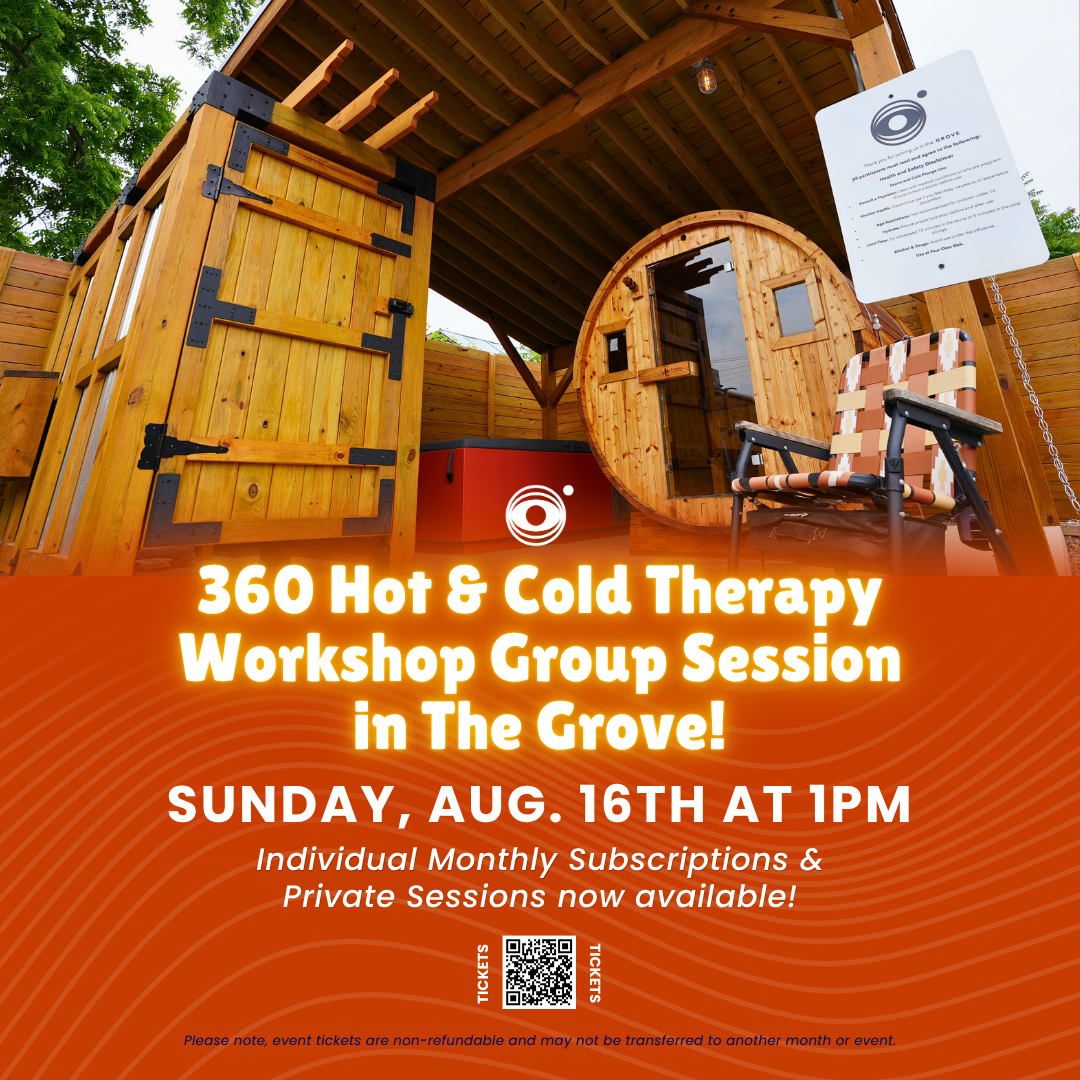 Hot & Cold Therapy Workshop Group Session on 8/16 at 1pm