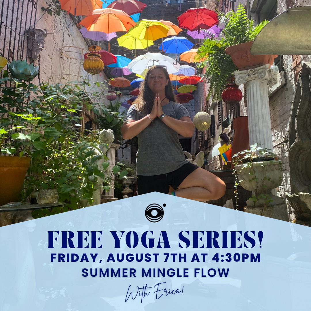 Free Community Yoga with Erica 8/7 at 4:30pm