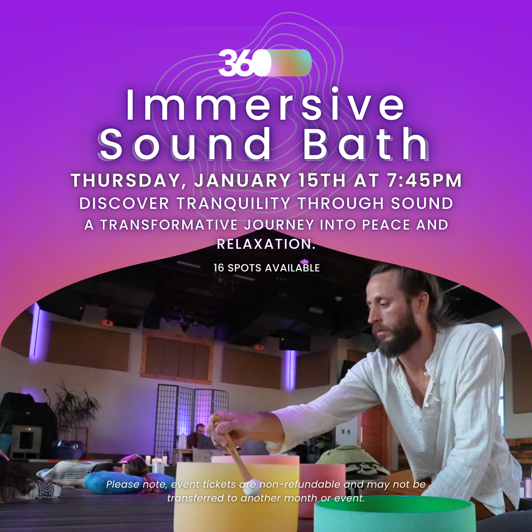 Immersive Sound Bath on 01/15/2026 at 7:45pm