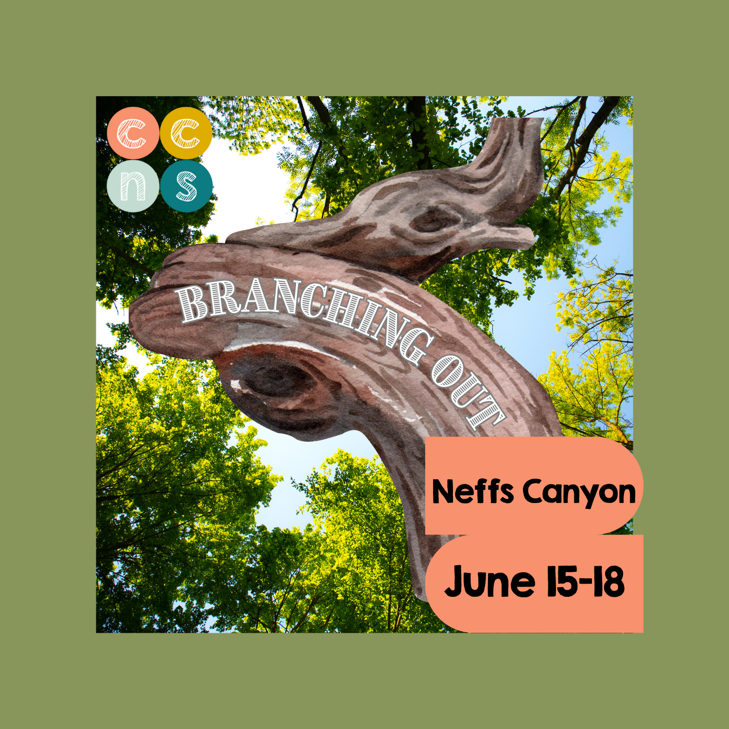 Jun 15-18, 2026 OFF-SITE Branching Out Summer Camp, 9am-1pm
