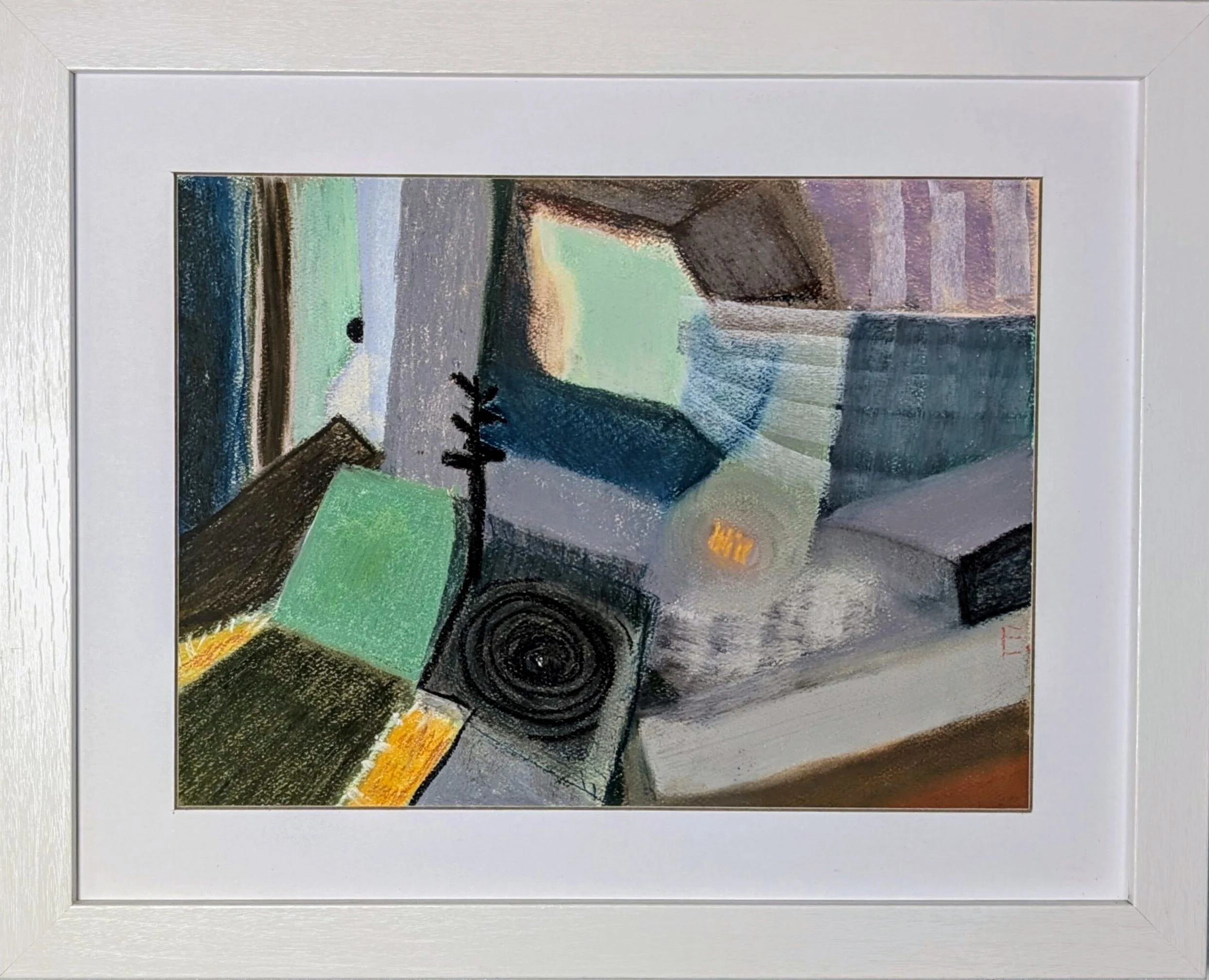 "Aim Lab" Soft Pastel on Paper 8"x 10" March 2024
