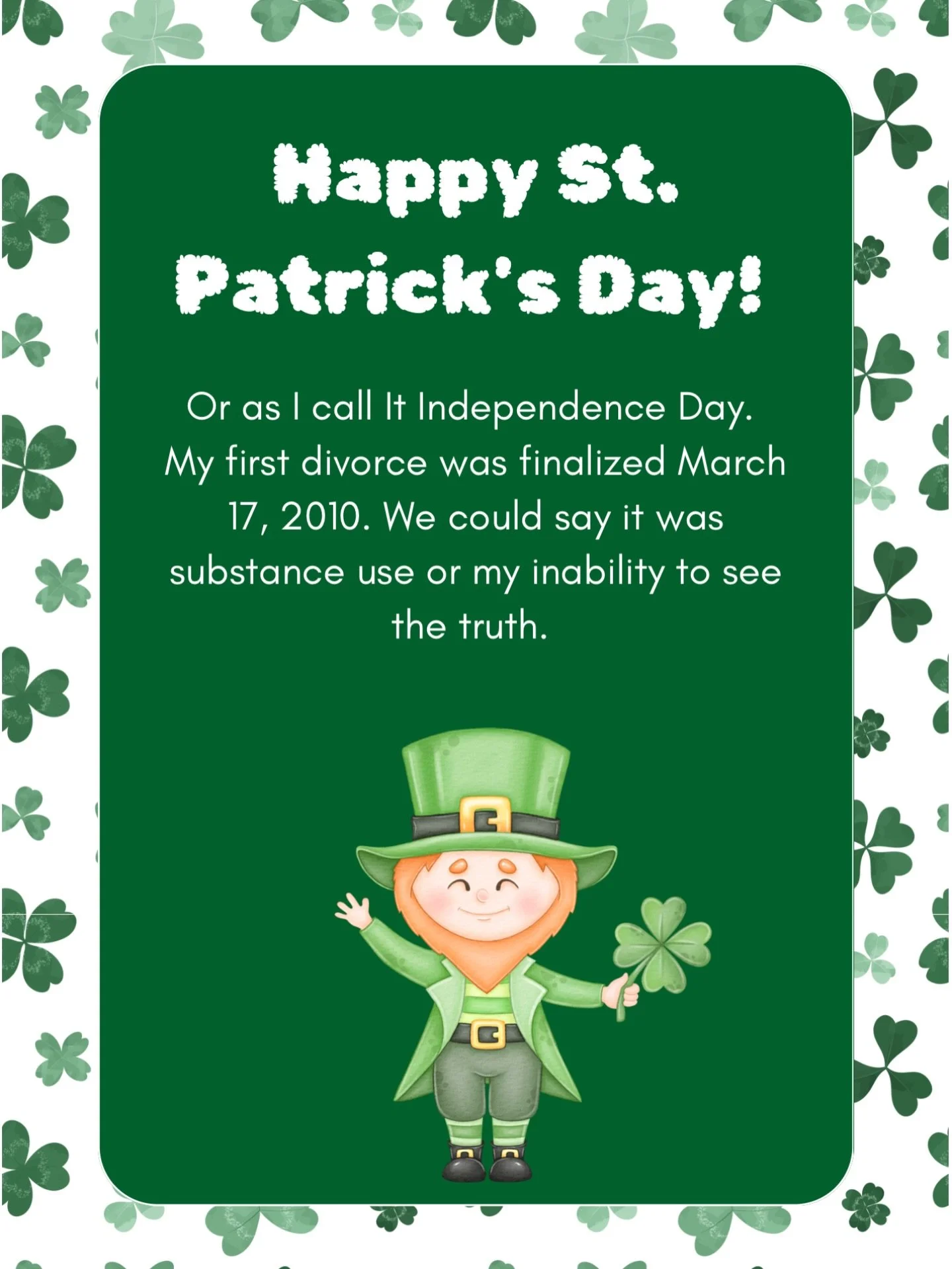 .
16 years ago I divorced for the first time. I had no kids, we settled things in a simple way. Only 5 months from start to finish. 

It left me feeling sad, damaged, broken.

Now, I realize that I wasn&rsquo;t be honest about what was really happeni