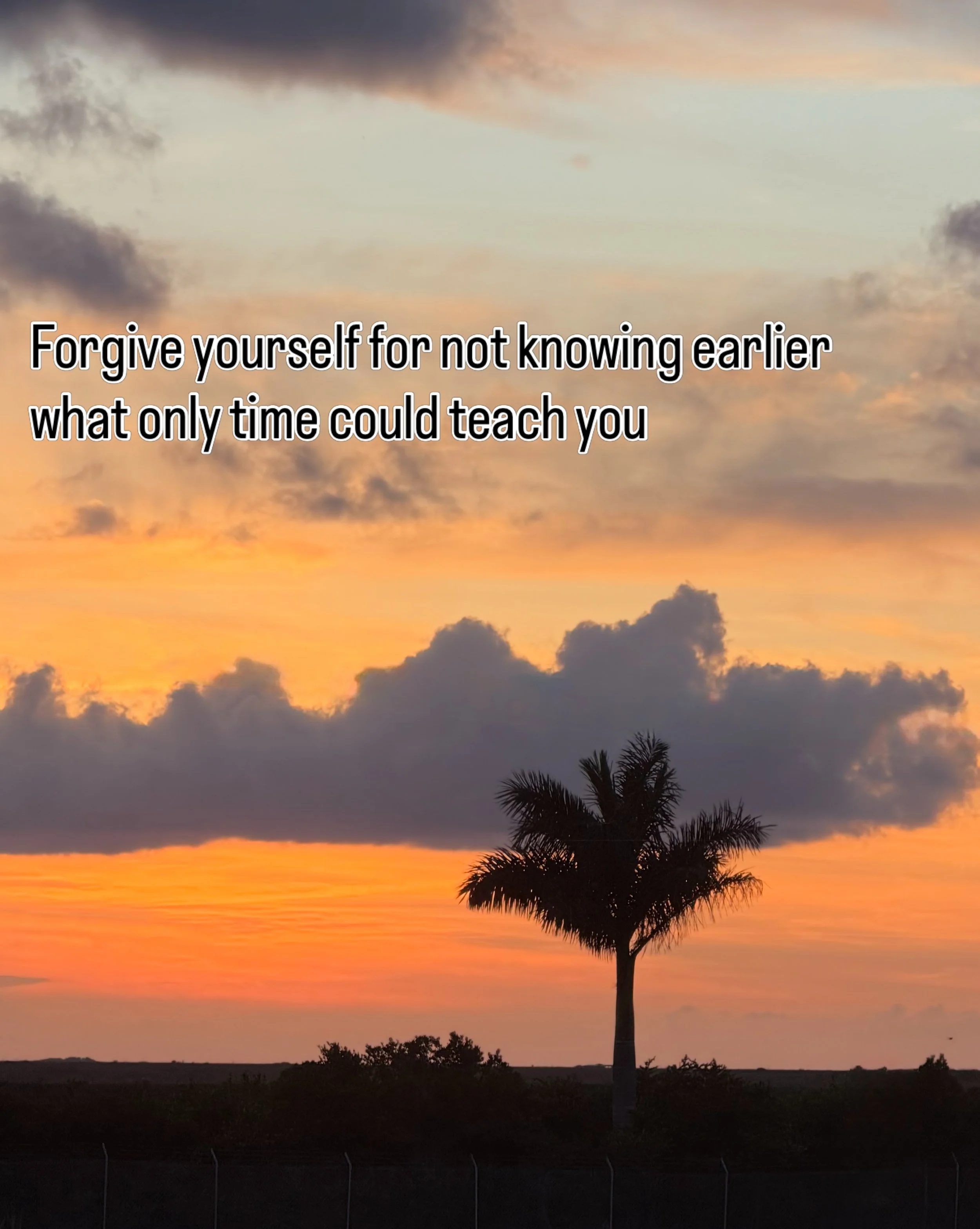 .
Give yourself grace.
You didn&rsquo;t know.
You couldn&rsquo;t have known. 

We do the best we can with the information we have at the time. 

#divorcecoach #grace #time