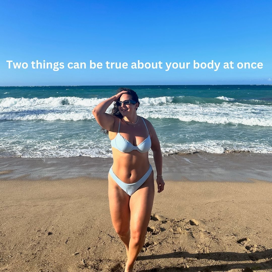 Everything changed when I understood this 👇🏼

My body could be both strong AND soft and still be healthy! 

And when I not only understood, but ACCEPTED that my body would never just be one thing&hellip;taking care of it, treating it well and appre