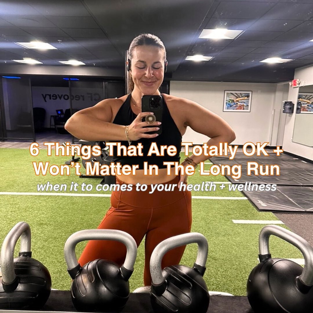 SWIPE 👉🏼 to see the 6 things that truly won&rsquo;t matter in a weeks time, let alone a month or a year! 

When it comes to your health + wellness it&rsquo;s important to recognize the things that are worth prioritizing and the things that really d